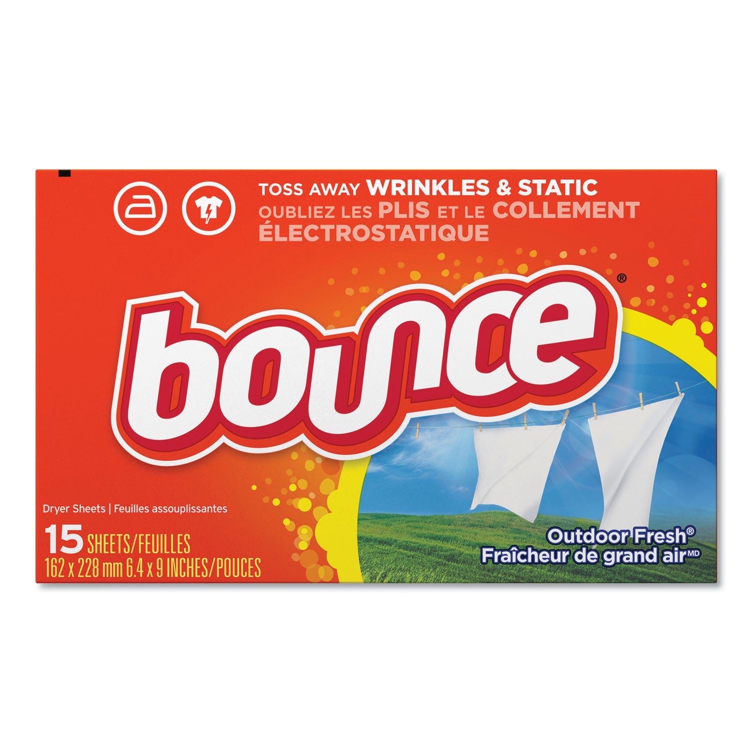 Bounce Fabric Softener Sheets | Outdoor Fresh