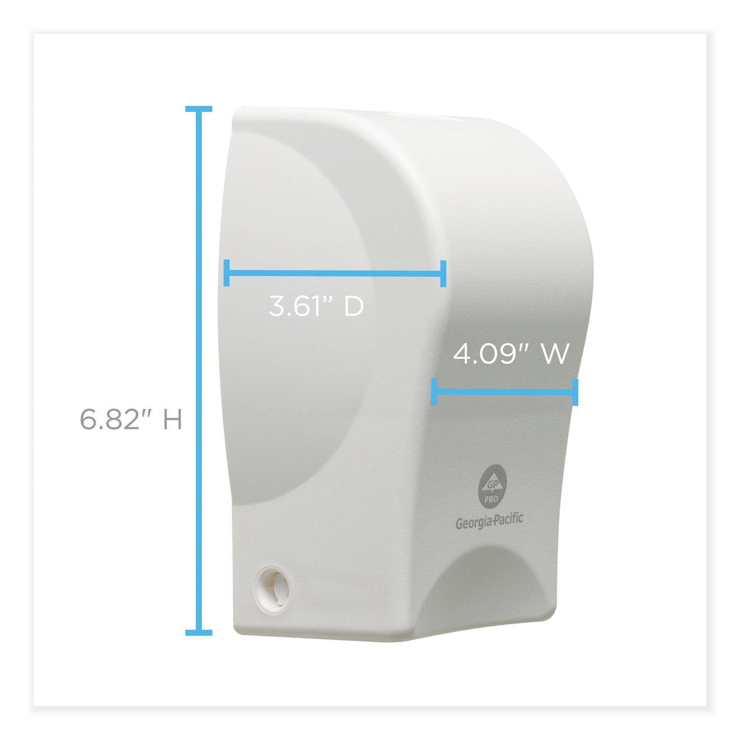 Georgia Pacific® Professional ActiveAire Powered Whole-Room Freshener Dispenser, 4.38" x 4" x 7.81'', White