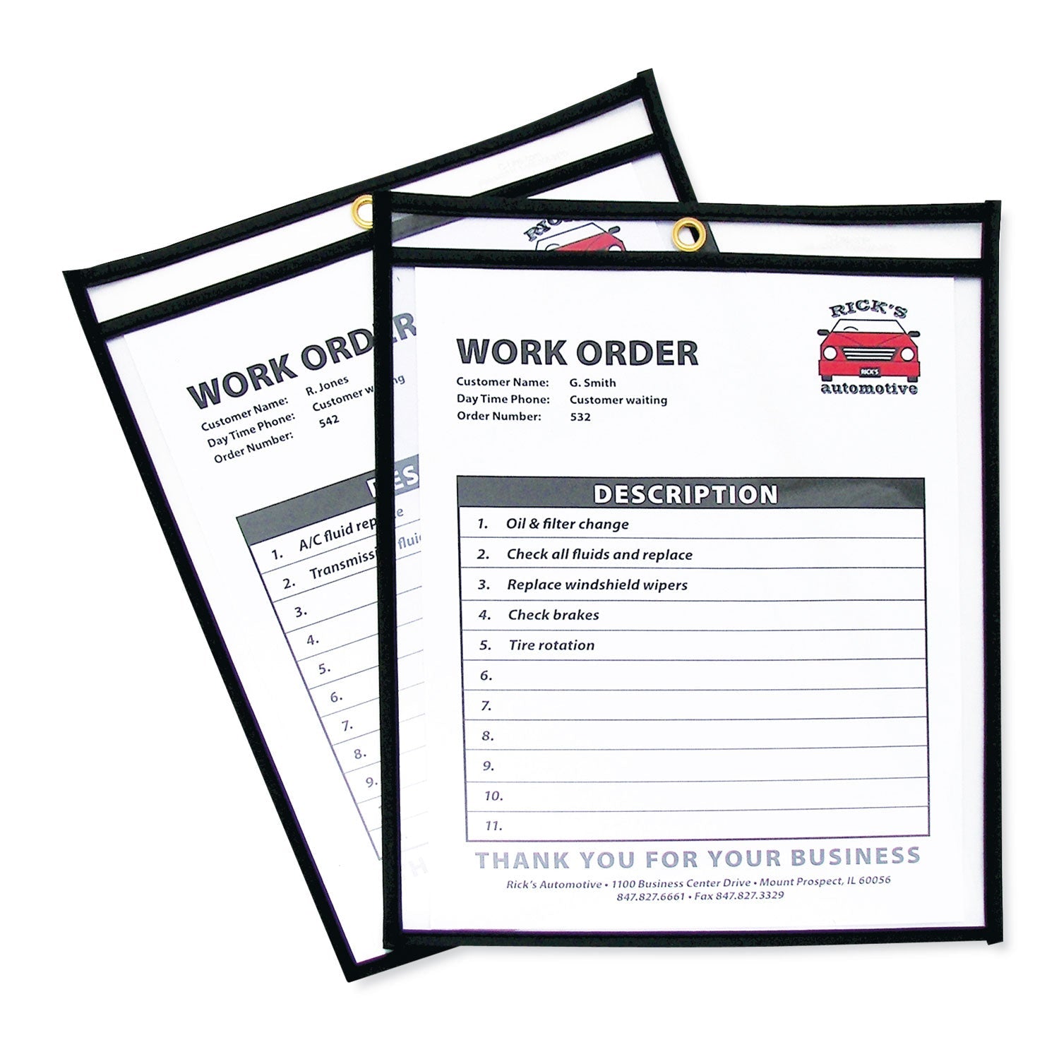 C-Line Shop Ticket Holders | Stitched Both Sides