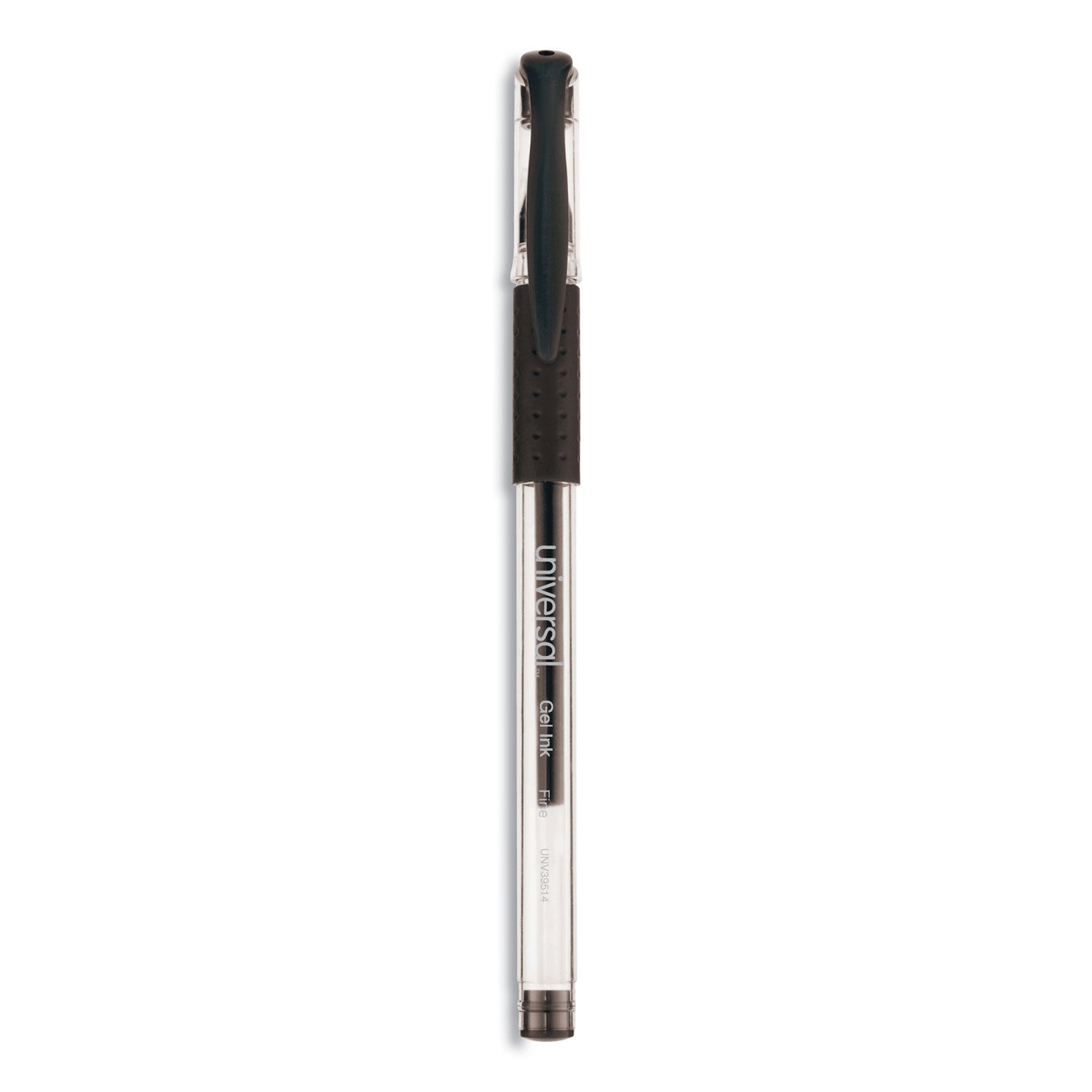 Comfort Grip Gel Pen | Fine Black Ink | Dozen