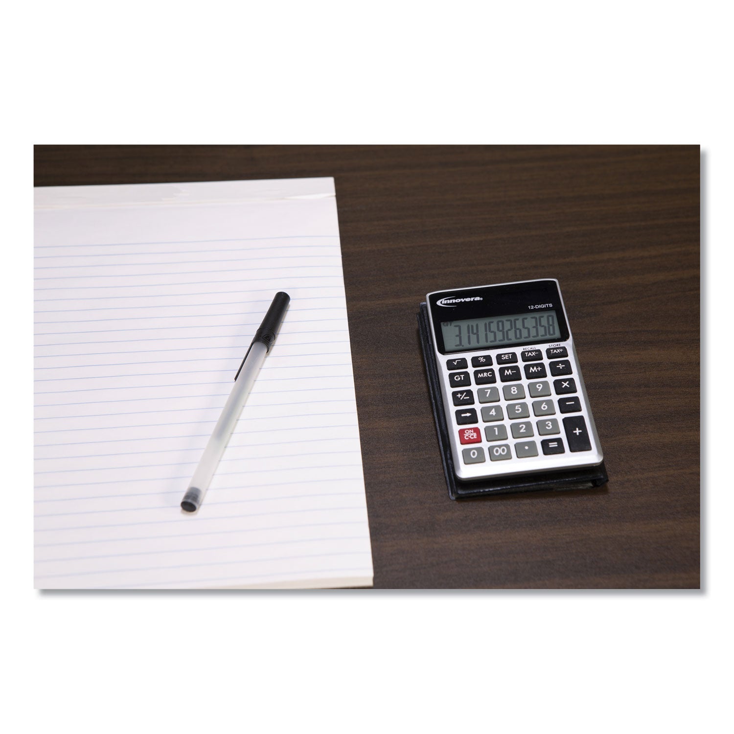 Innovera® 15922 Pocket Calculator, 12-Digit LCD