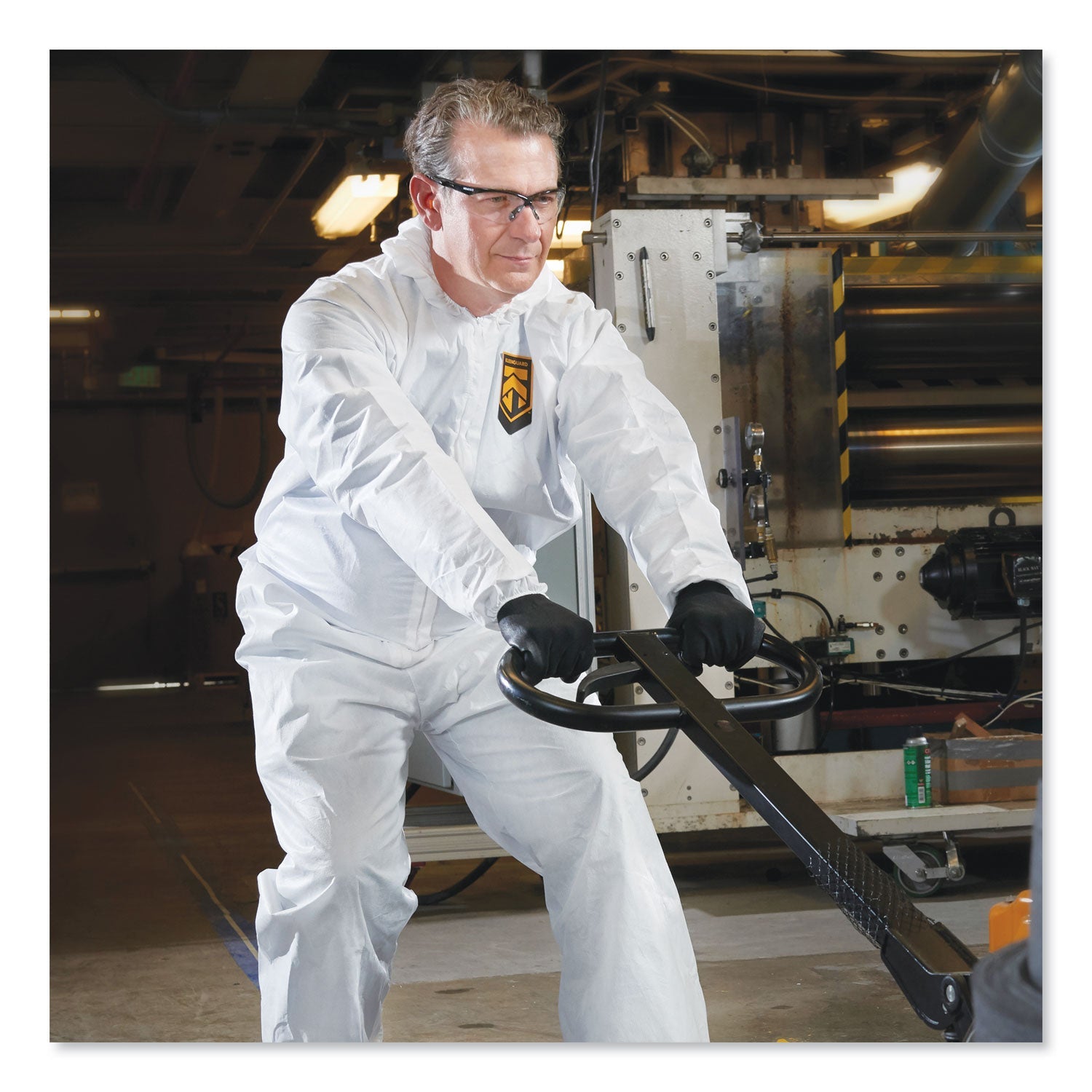 KleenGuard™ A40 Elastic-Cuff, Ankle, Hooded Coveralls, 3X-Large, White, 25/Carton - Bloom Skins