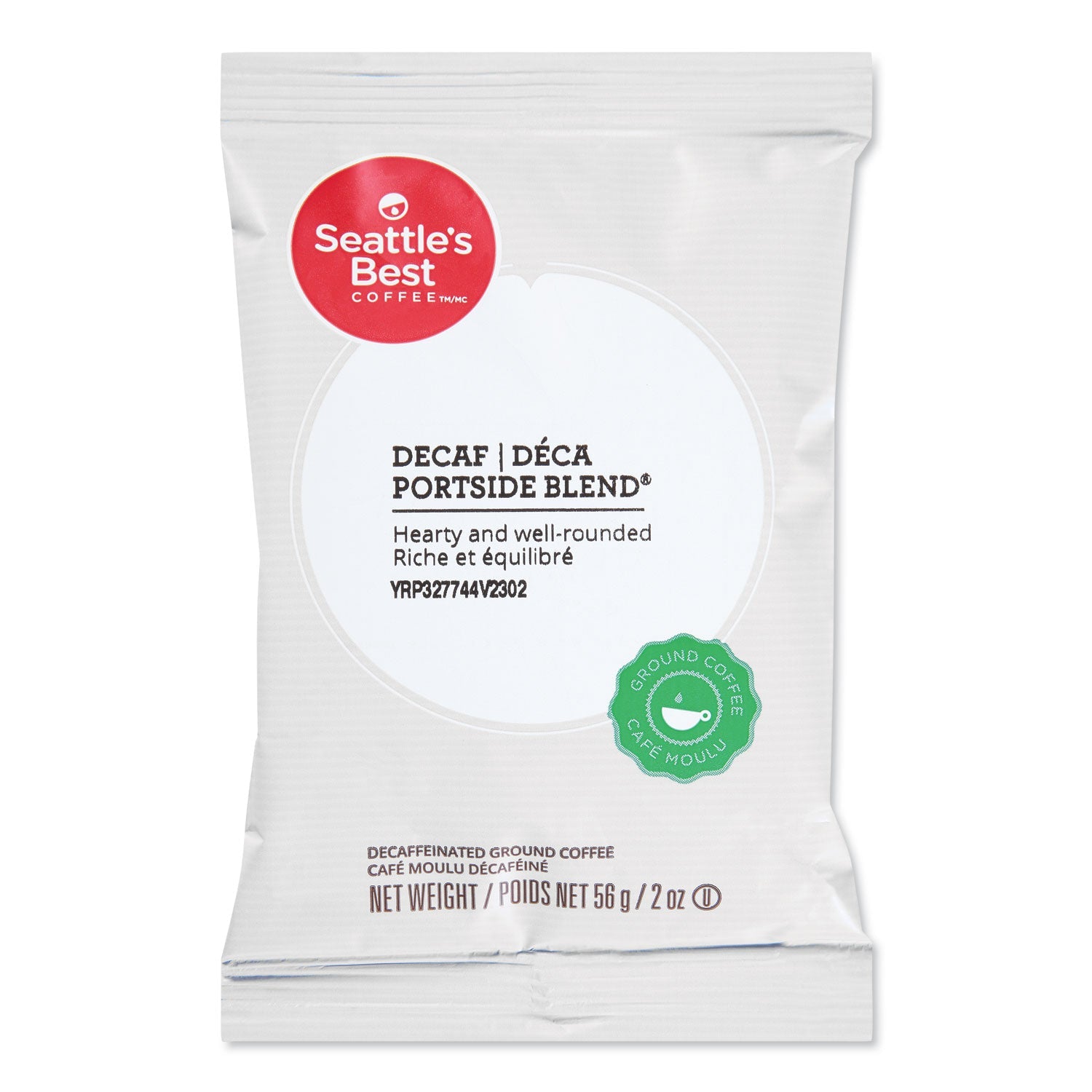 Seattle's Best™ Premeasured Coffee Packs, Decaf Portside Blend, 2 Oz Packet, 18/box