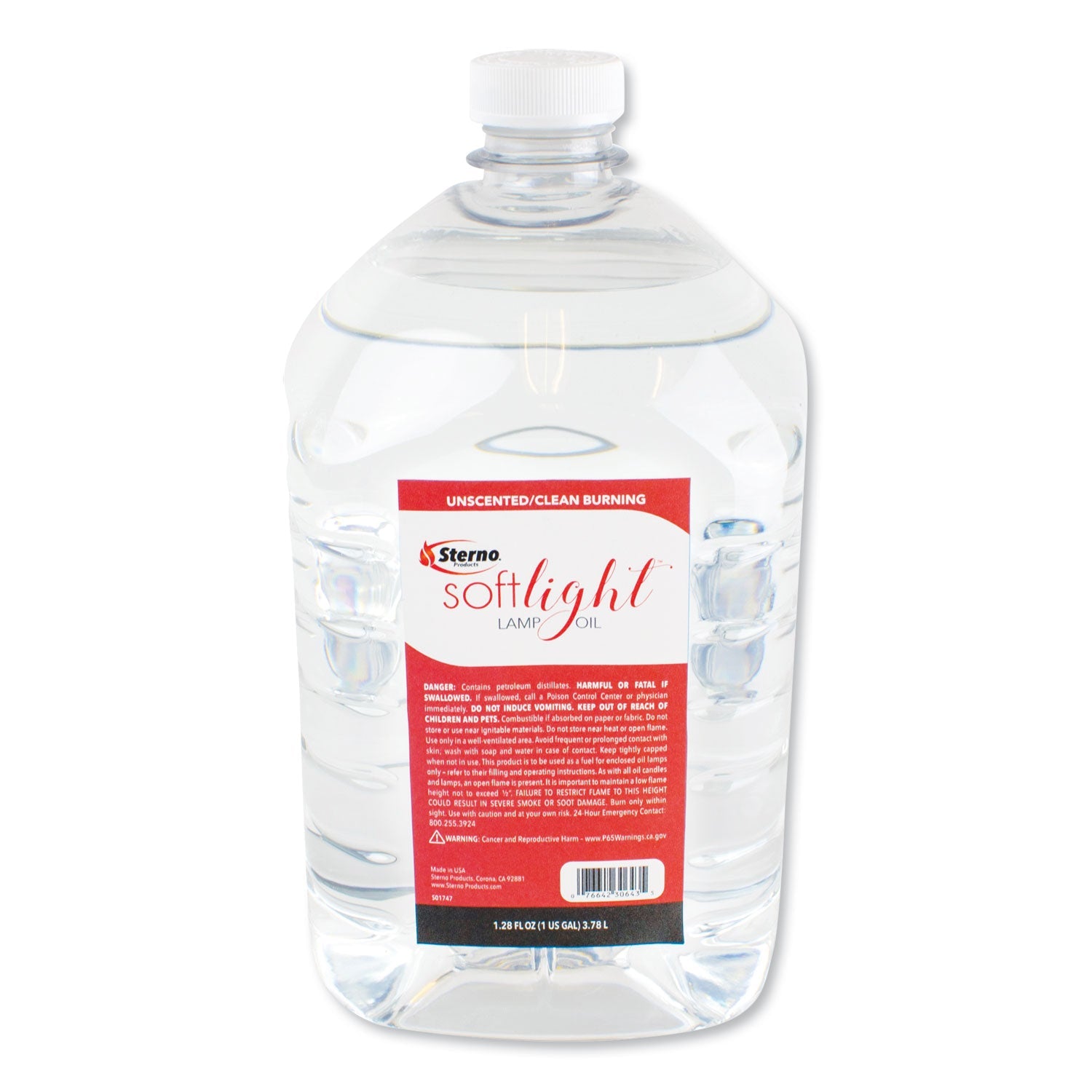 Soft Light Lamp Oil | Sterno® Liquid Wax | 1 Gal