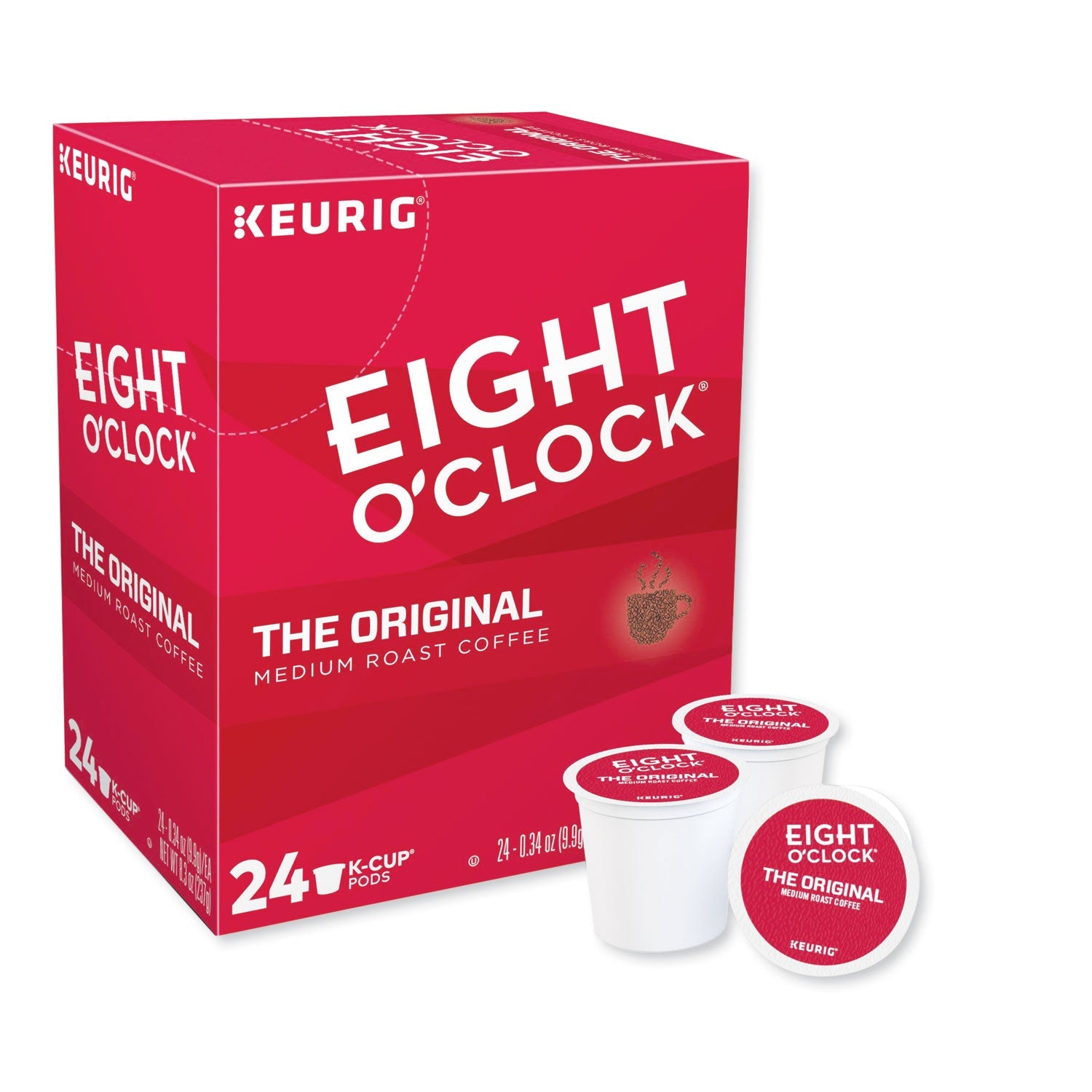 Eight O'Clock Original Coffee K-Cups, 24/box