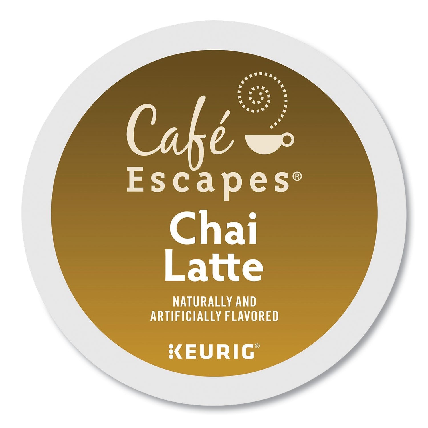 Caf© Escapes® Chai Latte K-Cups, 24/Box