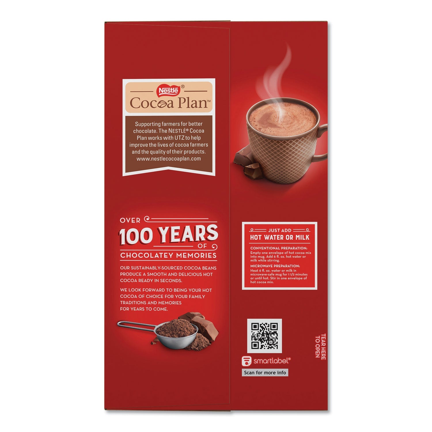 Nestlé® Hot Cocoa Mix, Rich Chocolate, .71oz, 50/box