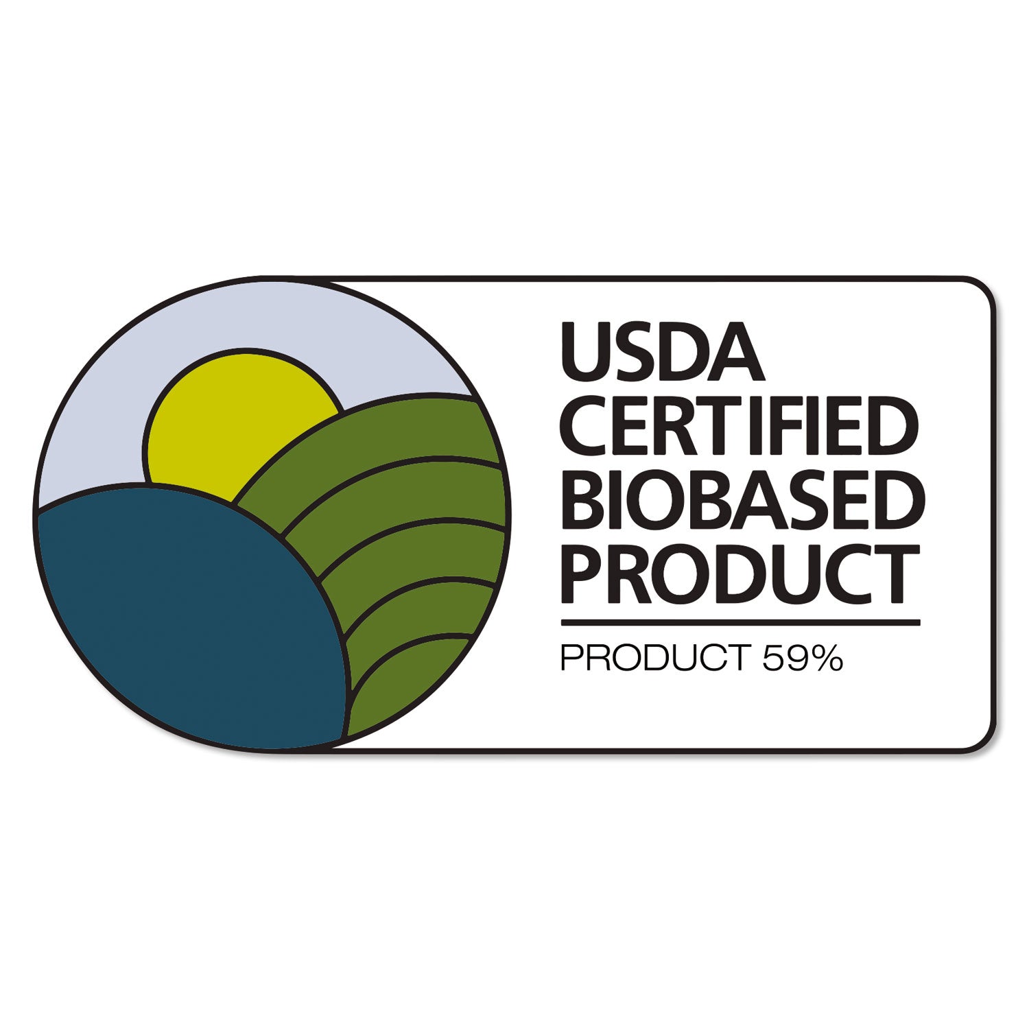 Samsill® Earth's Choice Plant-Based Round Ring View Binder, 3 Rings, 4" Capacity, 11 x 8.5, White