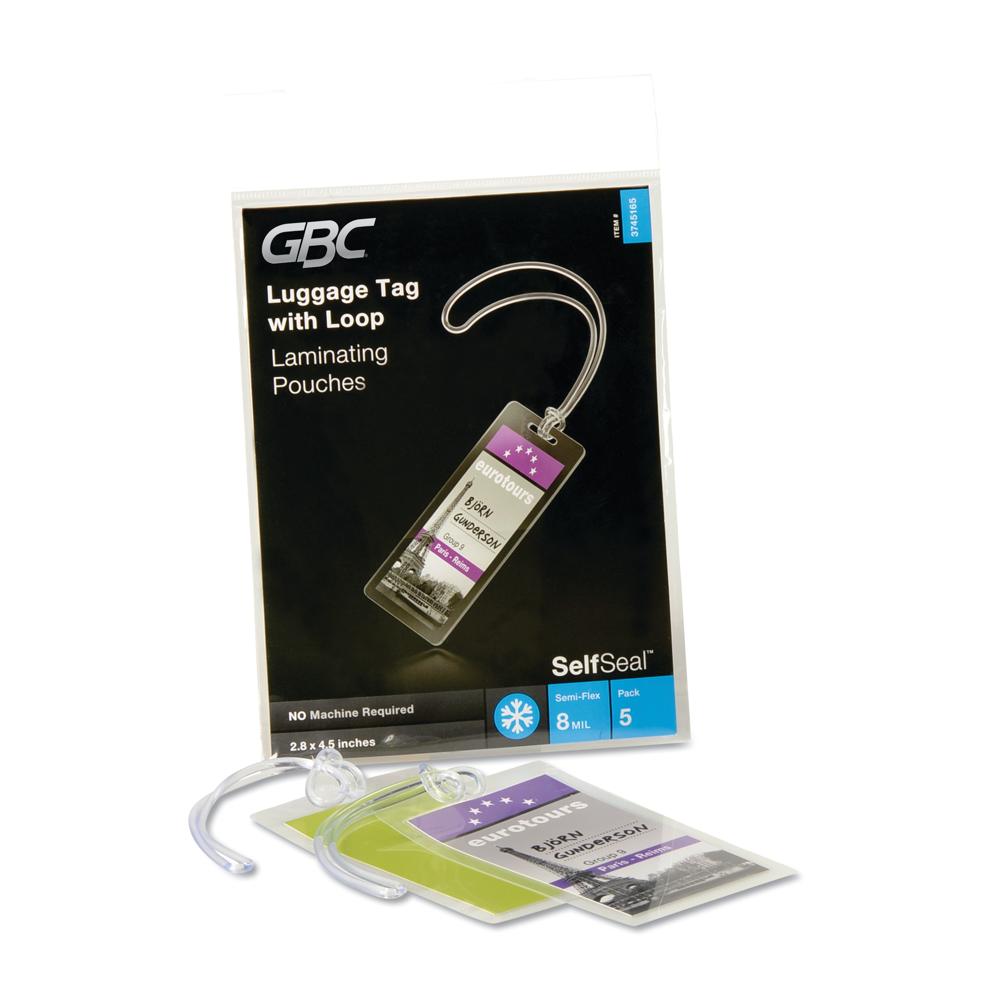 Selfseal Self-Adhesive Laminating Pouches | 5-Pack