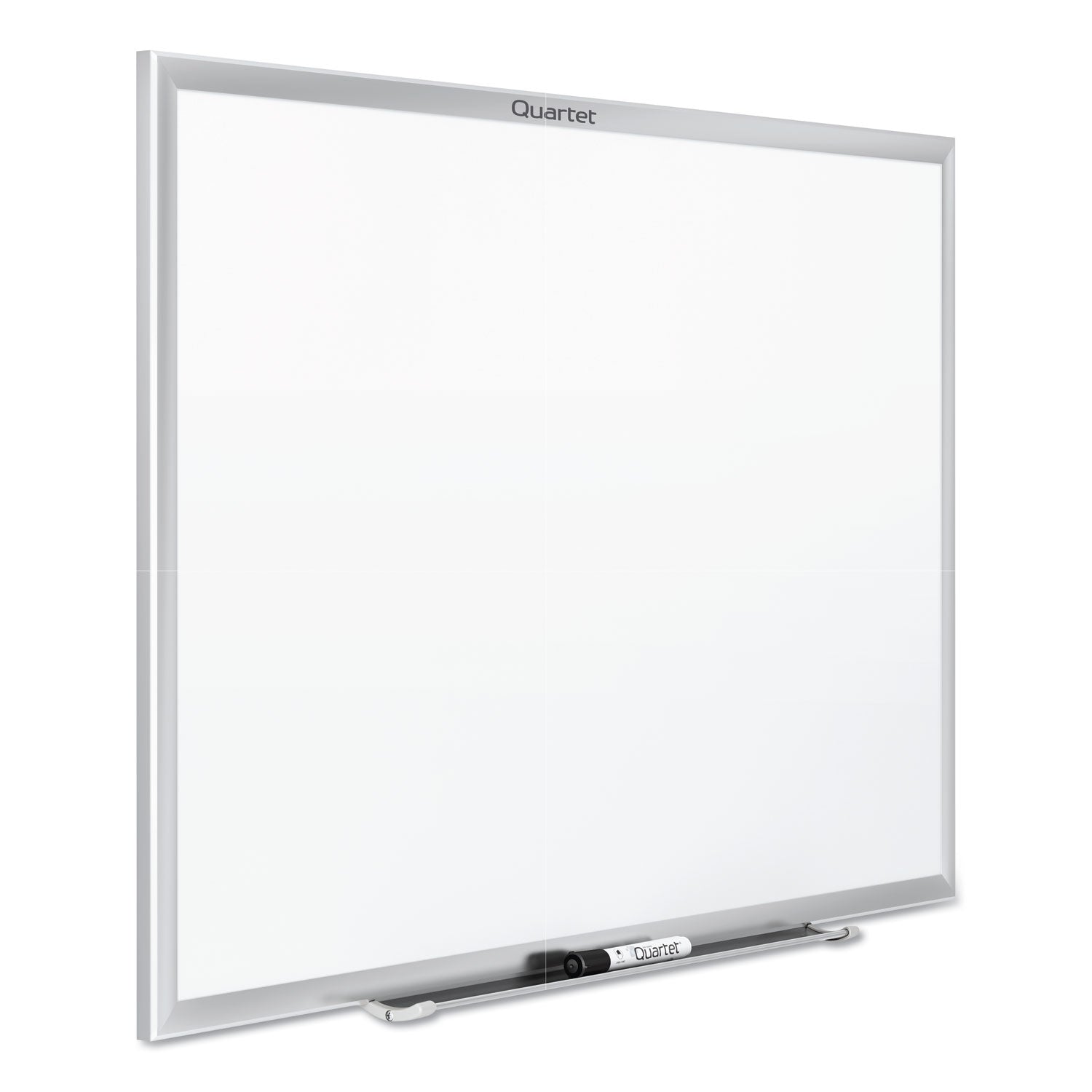 Quartet® Classic Series Total Erase Dry Erase Boards, 24" x 18", White Surface, Anodized Aluminum Frame