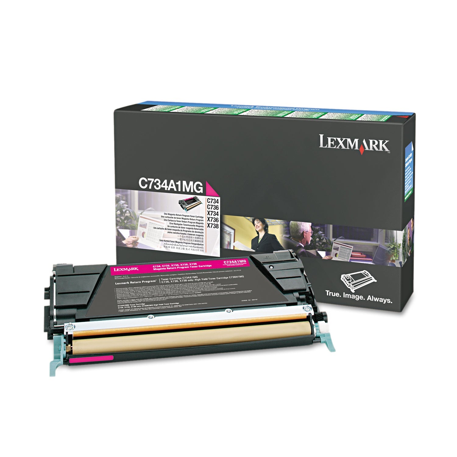 Lexmark C734a1mg Toner | Return Program, Magenta
