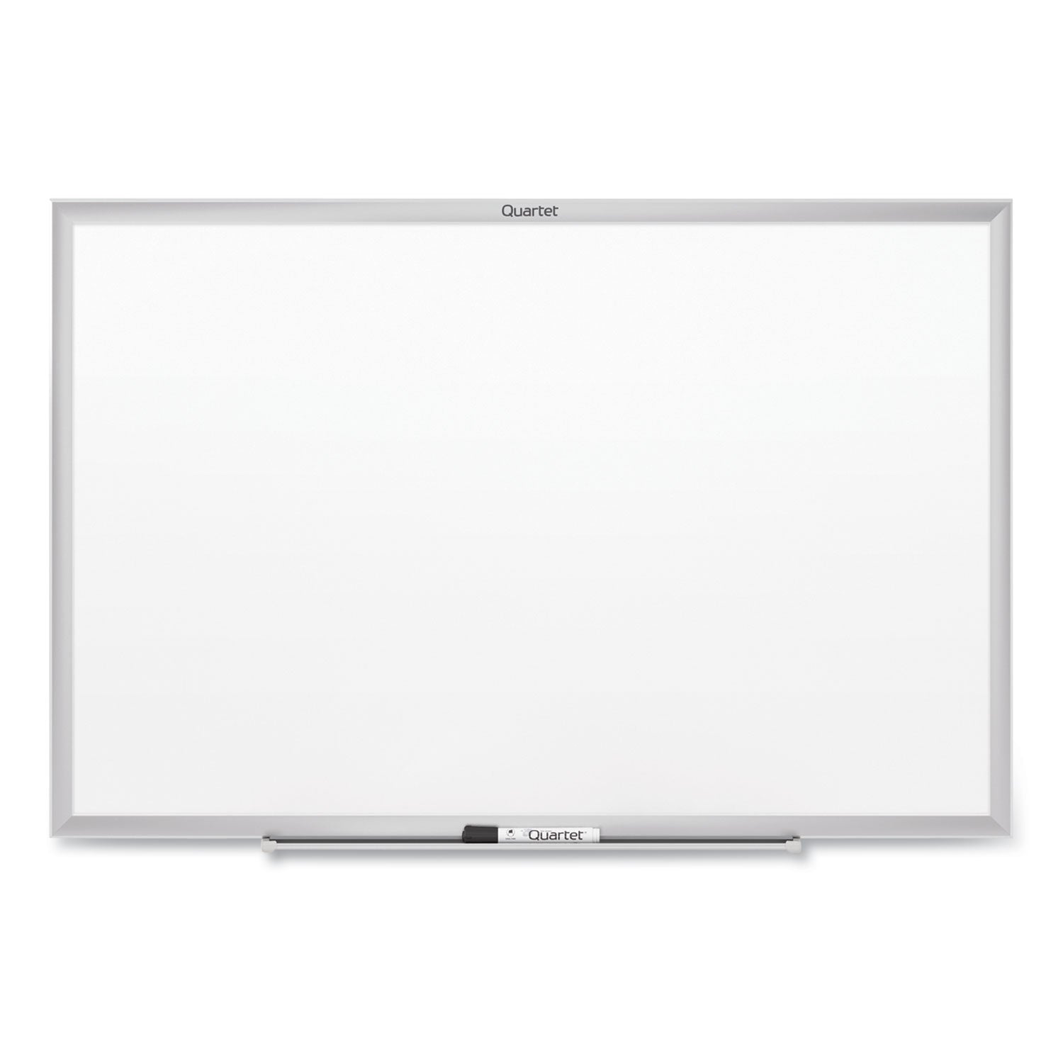 Quartet® Classic Series Nano-Clean Dry Erase Board, 48" x 36", White Surface, Satin Aluminum Frame