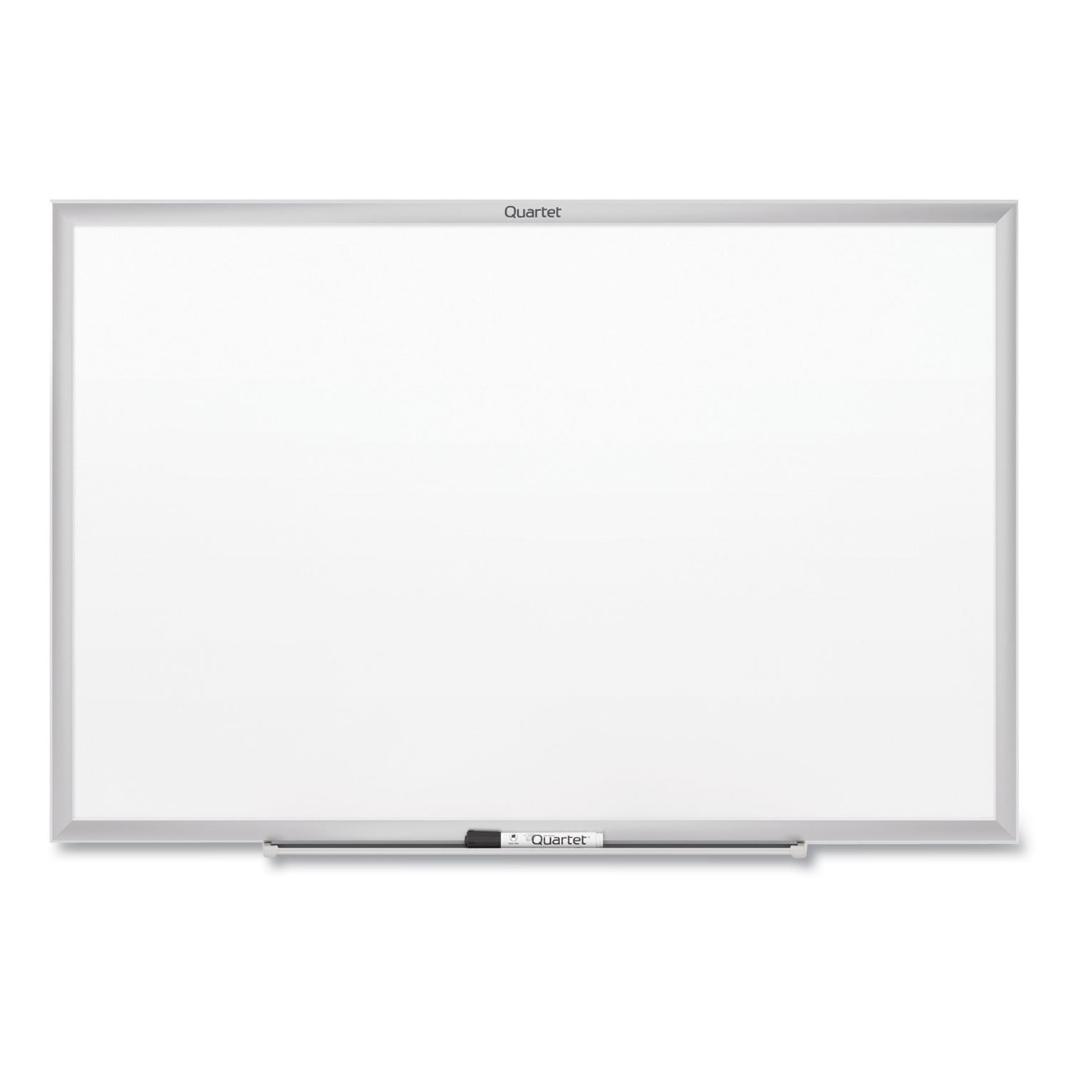 Quartet® Classic Series Nano-Clean Dry Erase Board, 60" x 36", White Surface, Satin Aluminum Frame