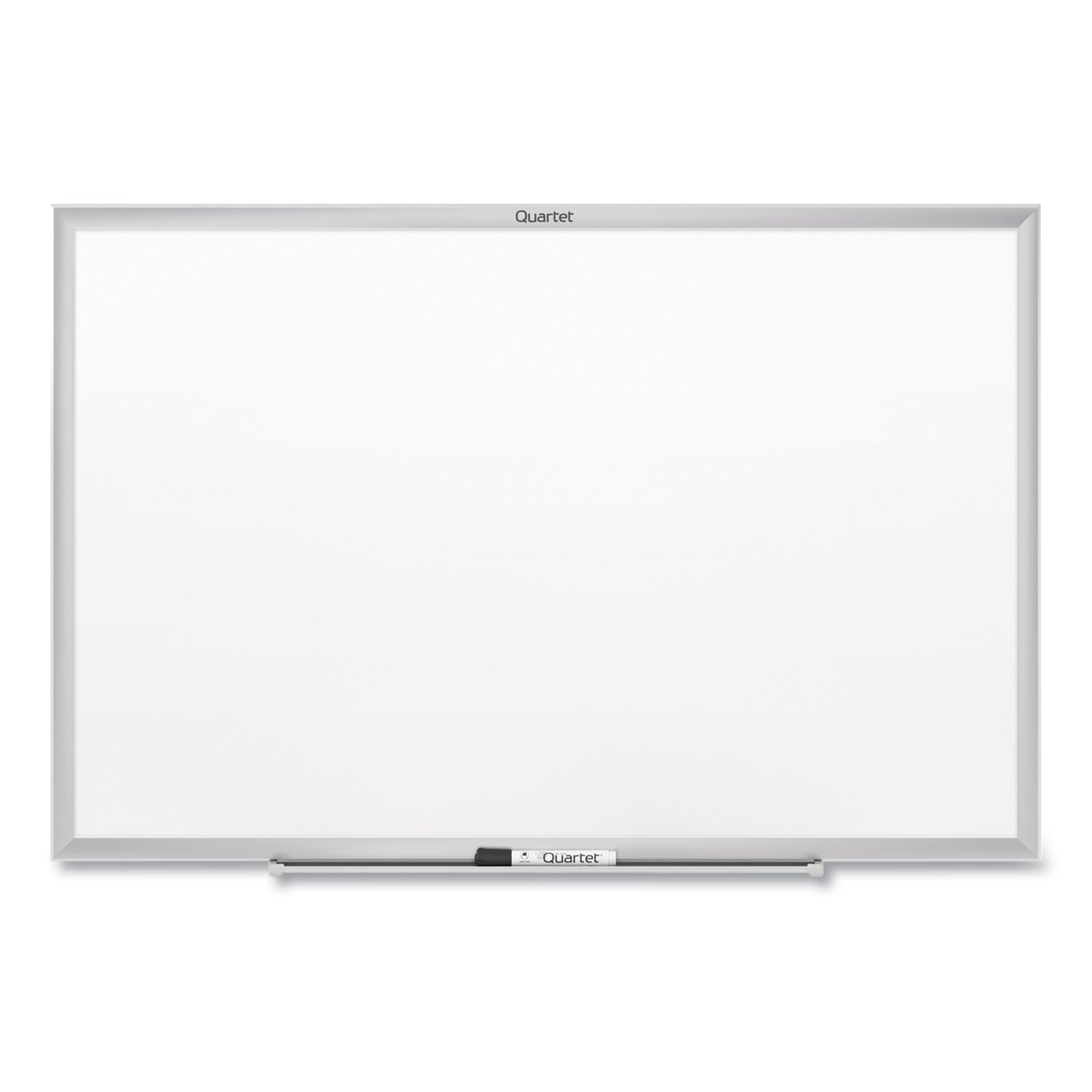 Quartet® Classic Series Nano-Clean Dry Erase Board, 72" x 48", White Surface, Satin Aluminum Frame