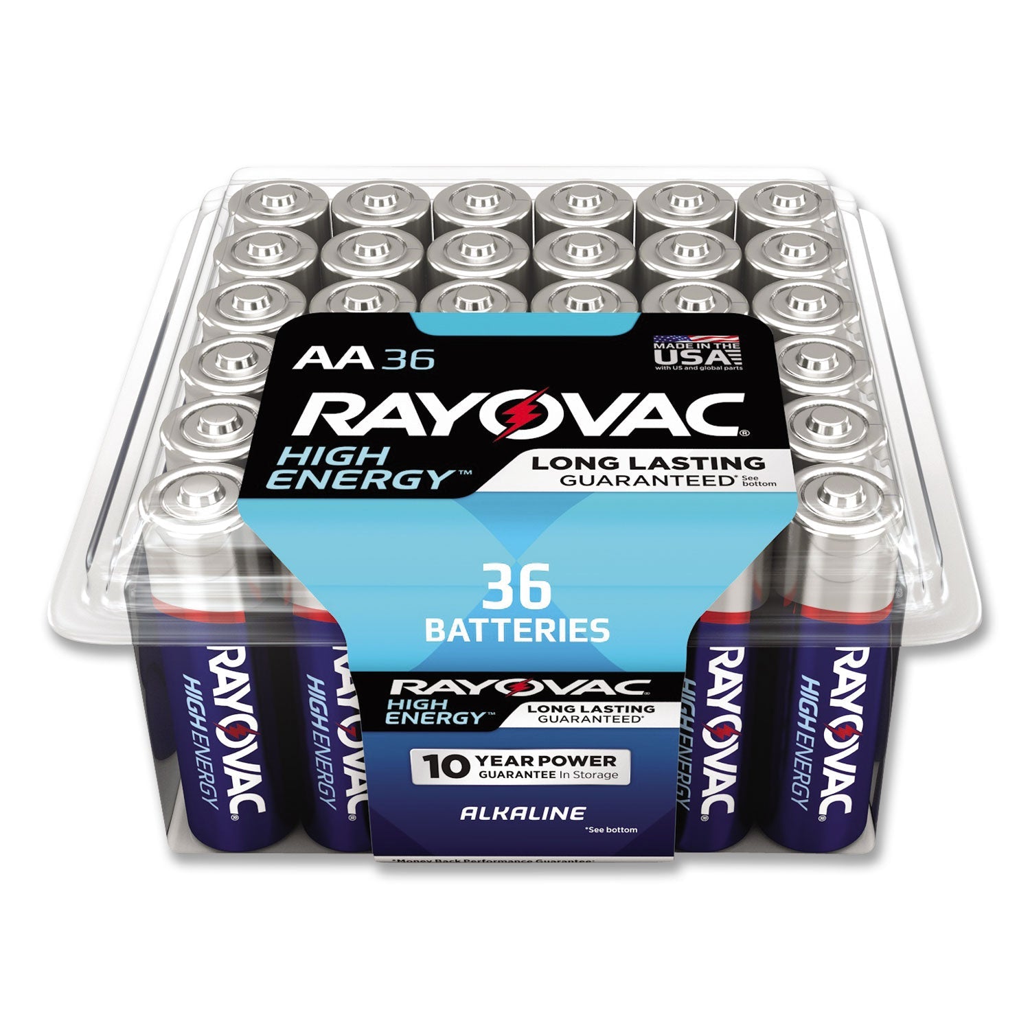 Rayovac® High Energy Premium Alkaline AA Batteries, Pro Pack, 36/Pack