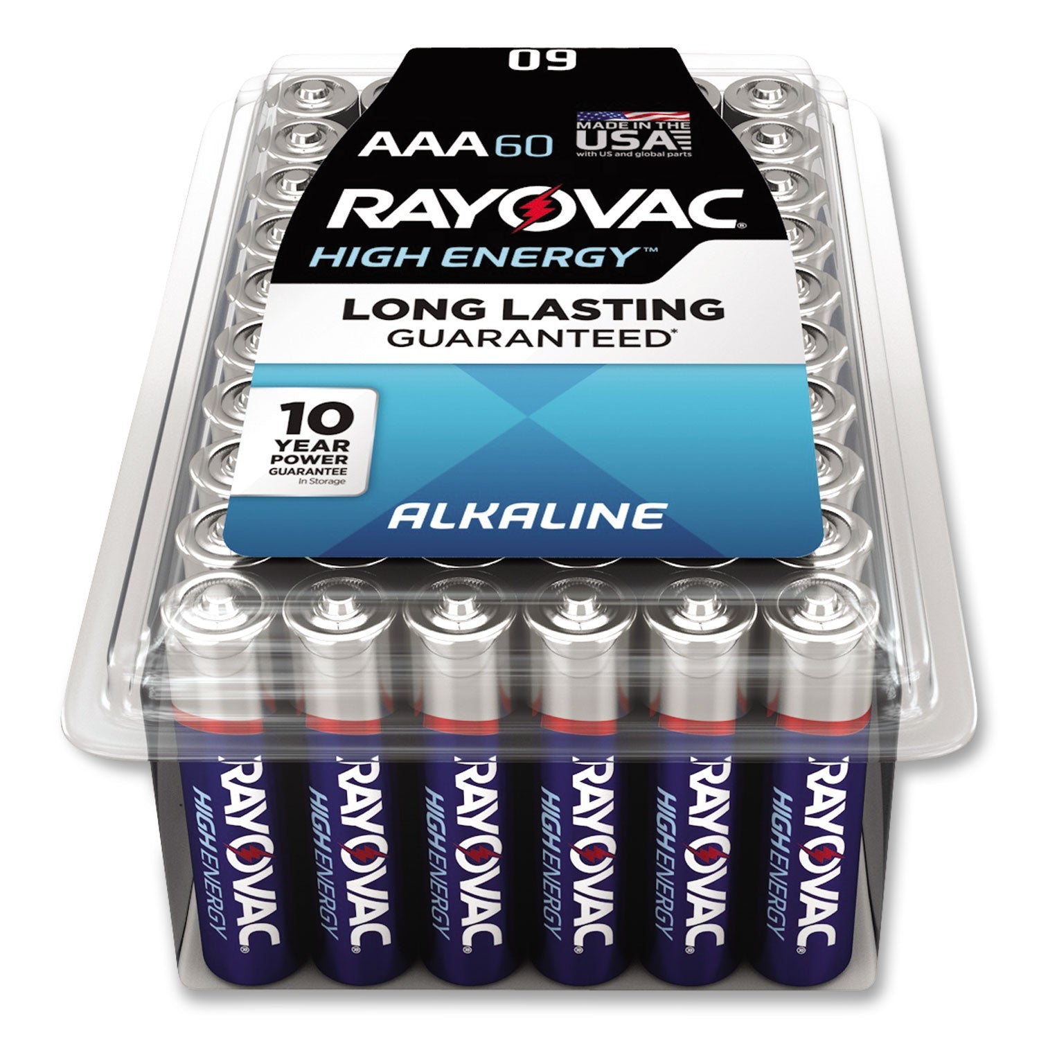 Rayovac® Alkaline Aaa Batteries, 60/pack