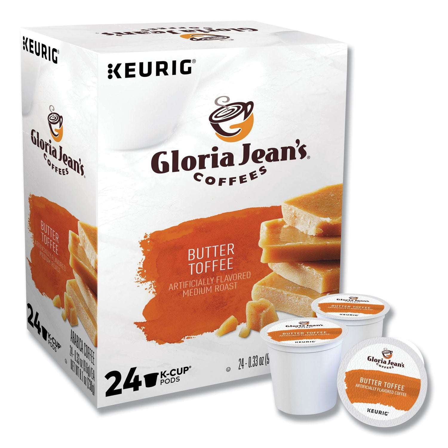 Butter Toffee Coffee K-Cups® | 24-Count, Gloria