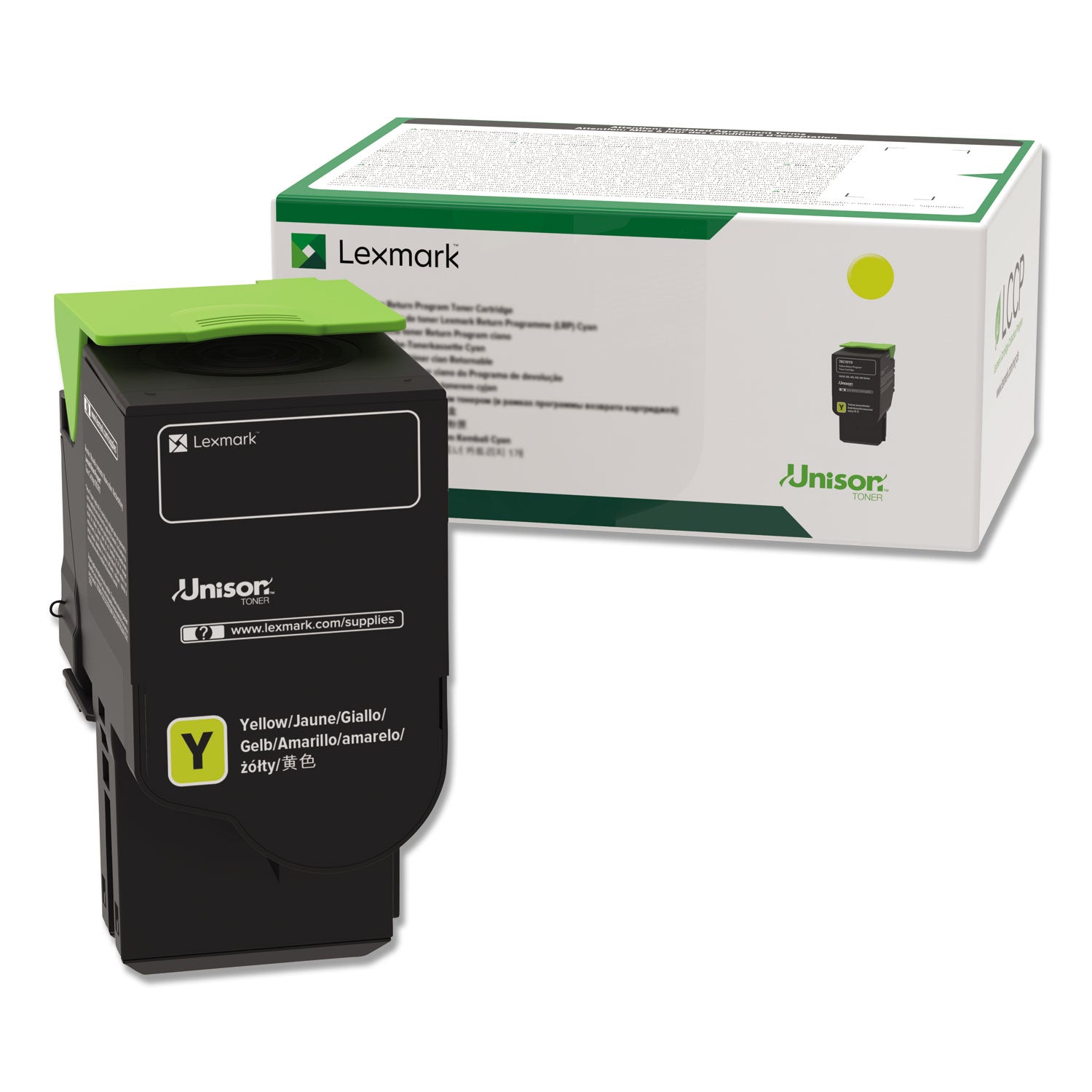 Lexmark 78C1UY0 Return Program Toner | Yellow