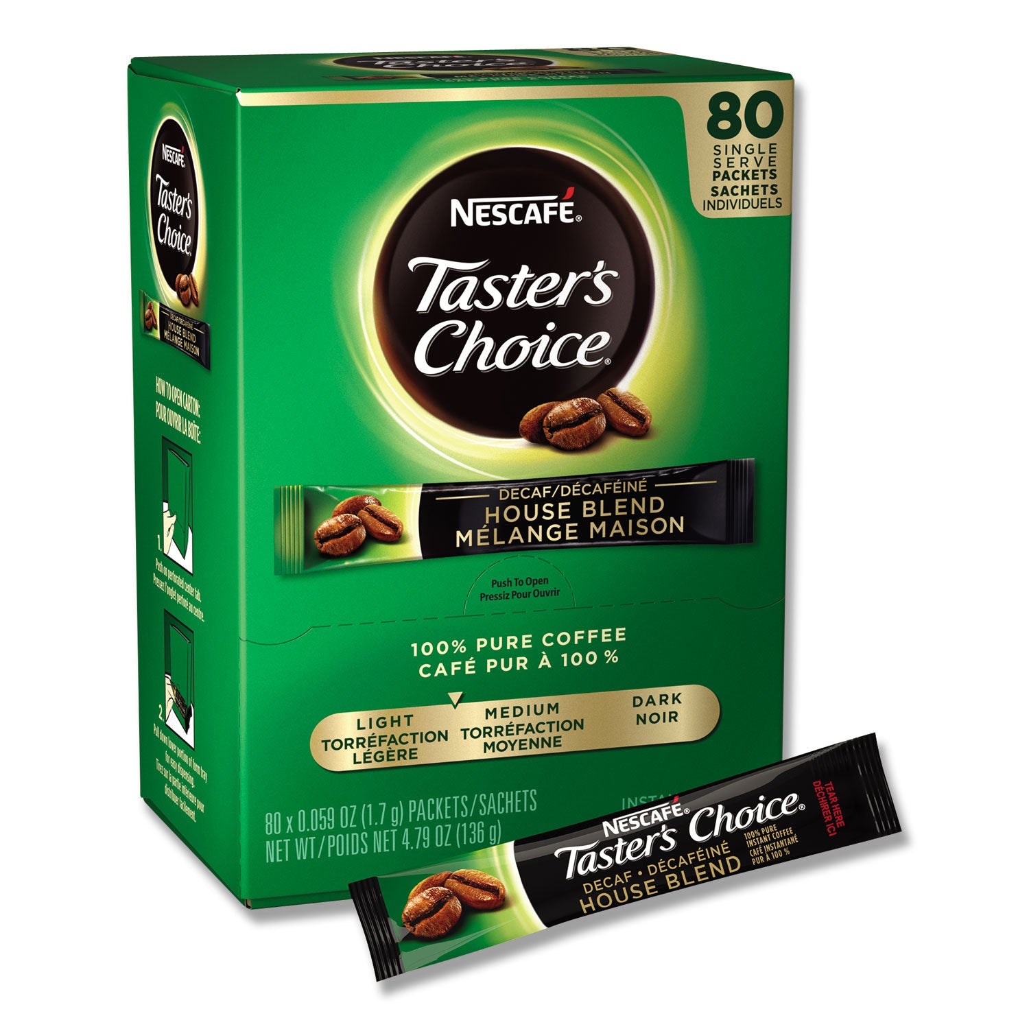 Taster's Choice Stick Pack | Decaf, 80/Box