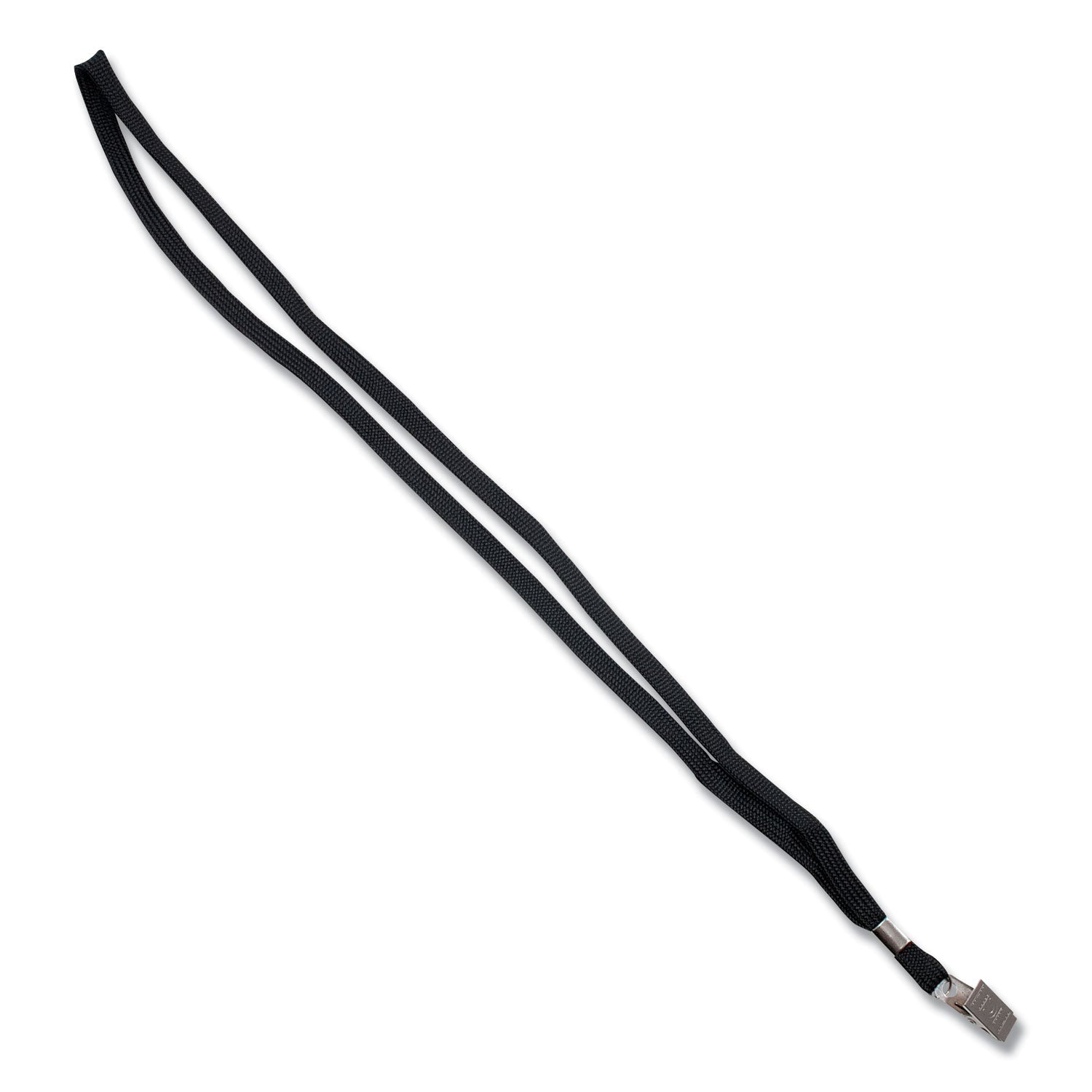 Advantus Deluxe Lanyards | 36", Black, 24/Box