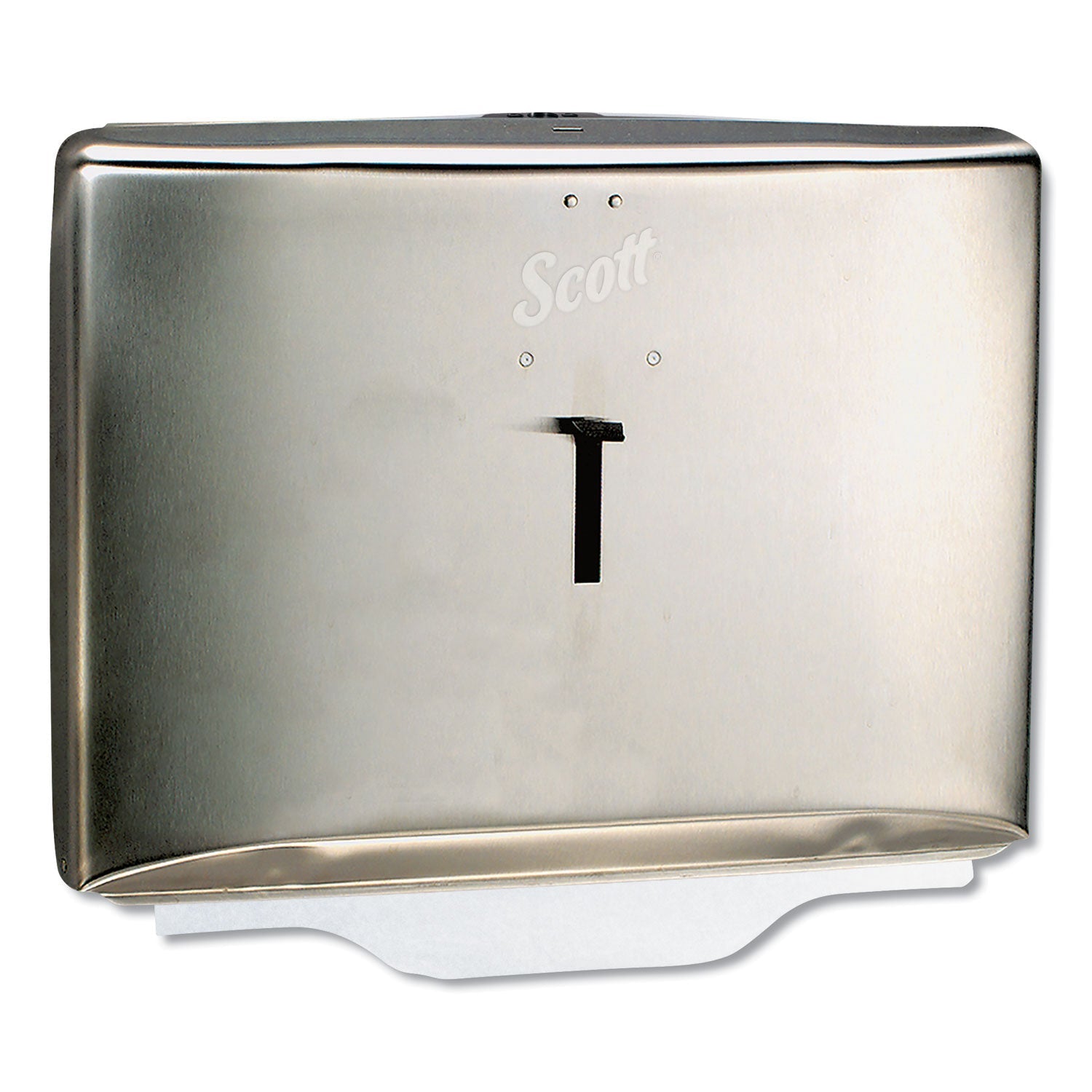 Scott® Personal Seat Cover Dispenser, 16.6 X 2.5 X 12.3, Stainless Steel
