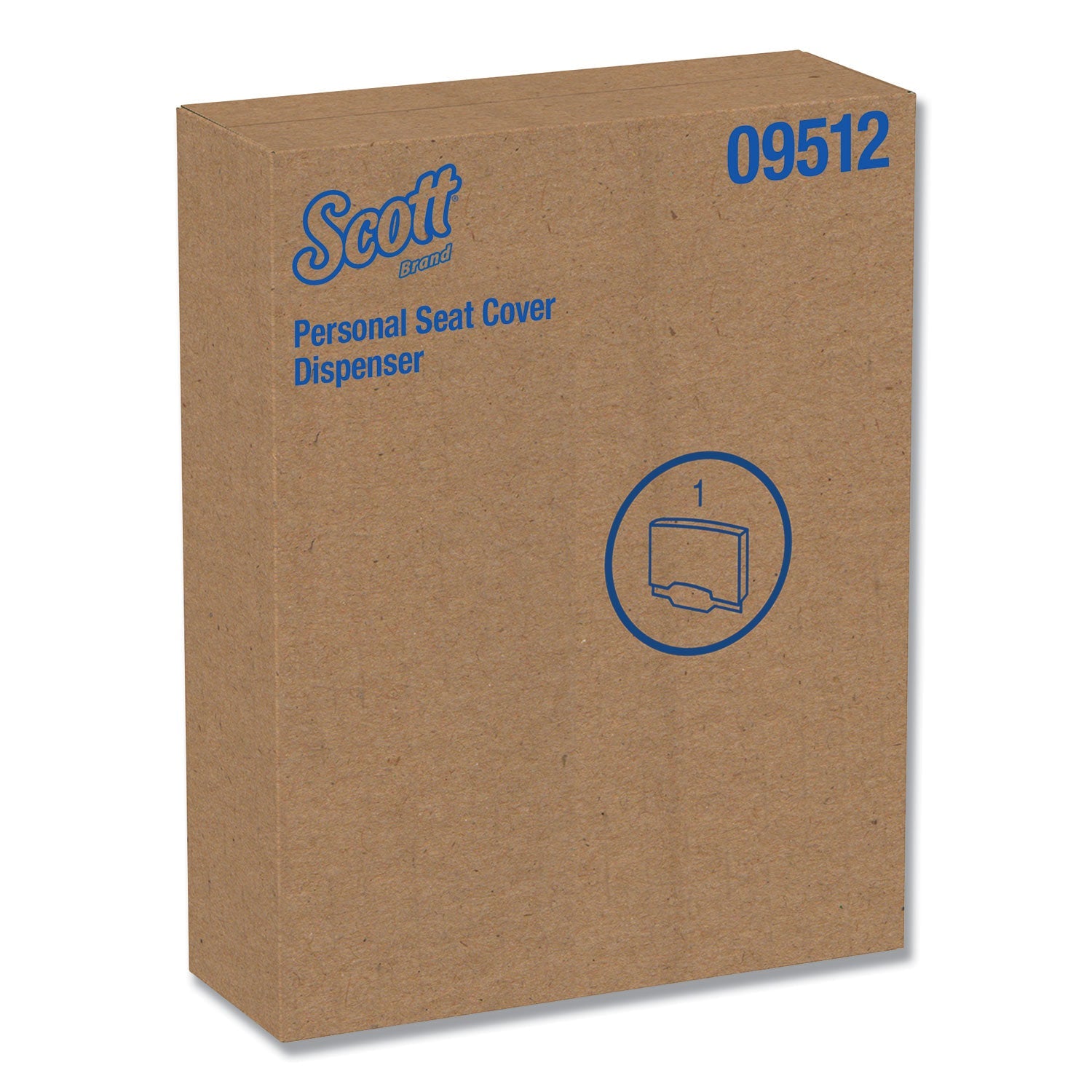 Scott® Personal Seat Cover Dispenser, 16.6 X 2.5 X 12.3, Stainless Steel - Bloom Skins
