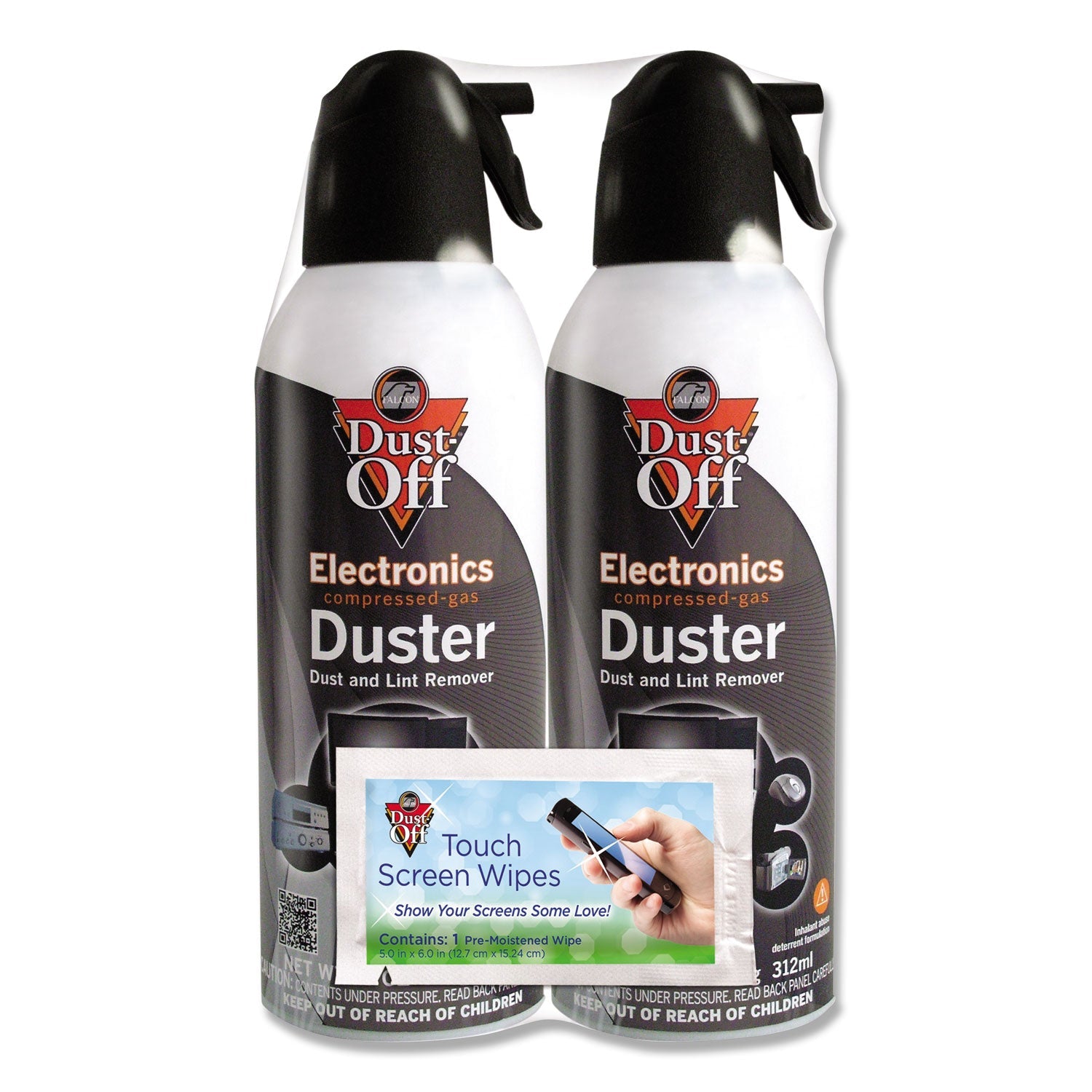 Dust-Off® Disposable Compressed Air Duster, 10 Oz Can, 2/pack