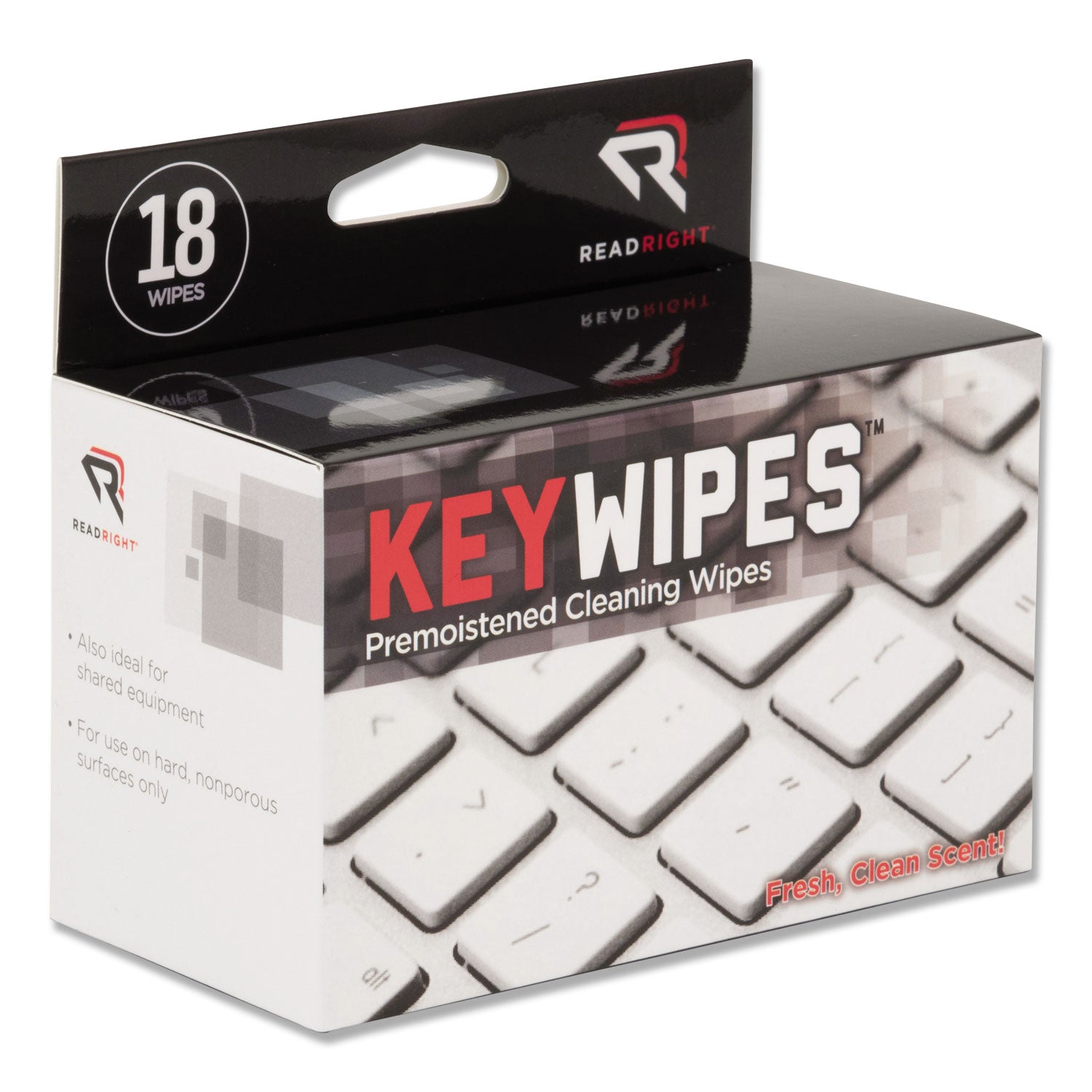 KeyWipes Keyboard Wet Wipes | 18-Count Box