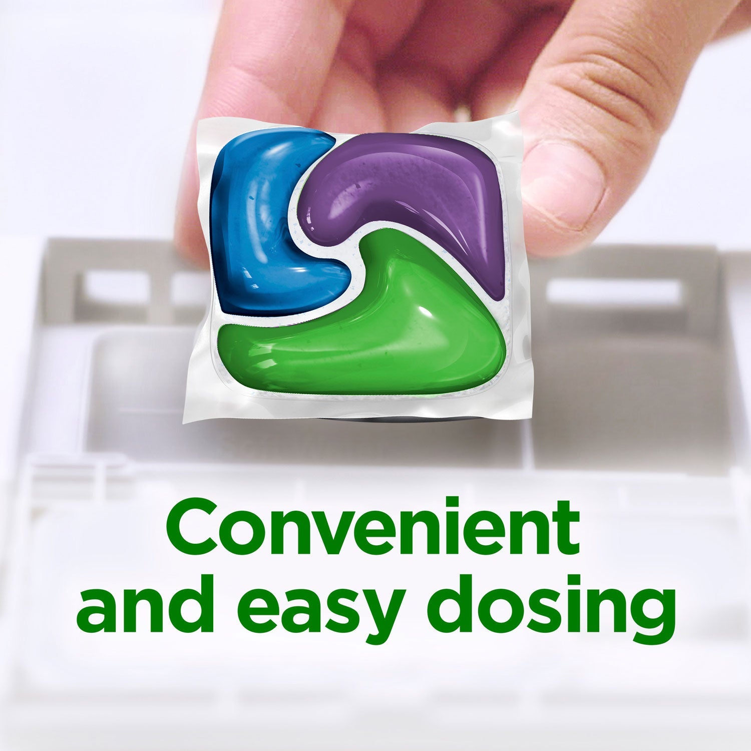 Cascade® ActionPacs, Fresh Scent, 34.5 oz, 62 Pacs/Tub, 3 Tubs/Carton