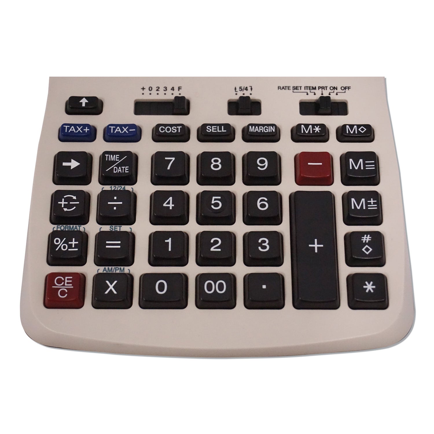 Victor® 1208-2 Two-Color Compact Printing Calculator, Black/red Print, 2.3 Lines/sec