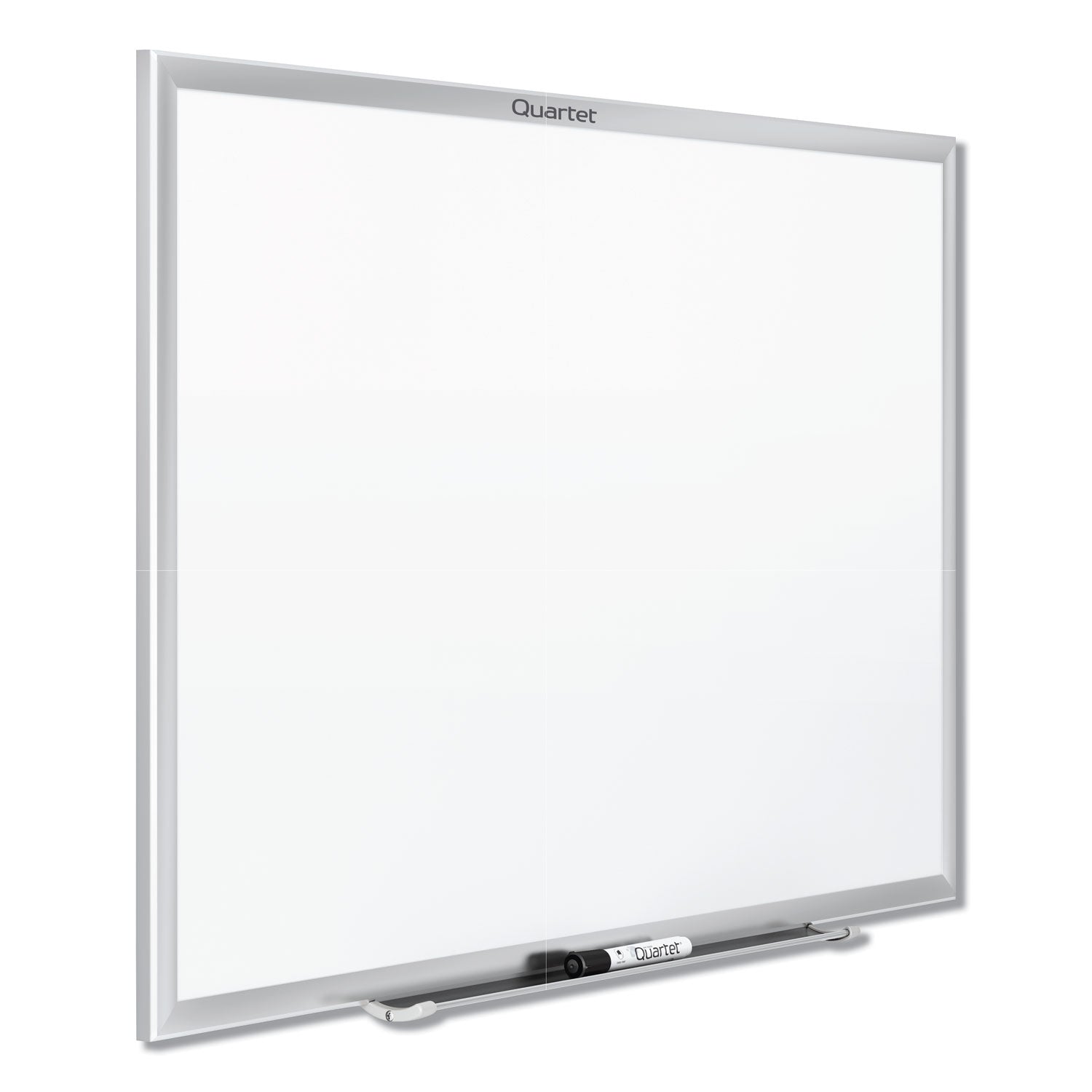 Quartet® Classic Series Total Erase Dry Erase Boards, 36" x 24", White Surface, Anodized Aluminum Frame