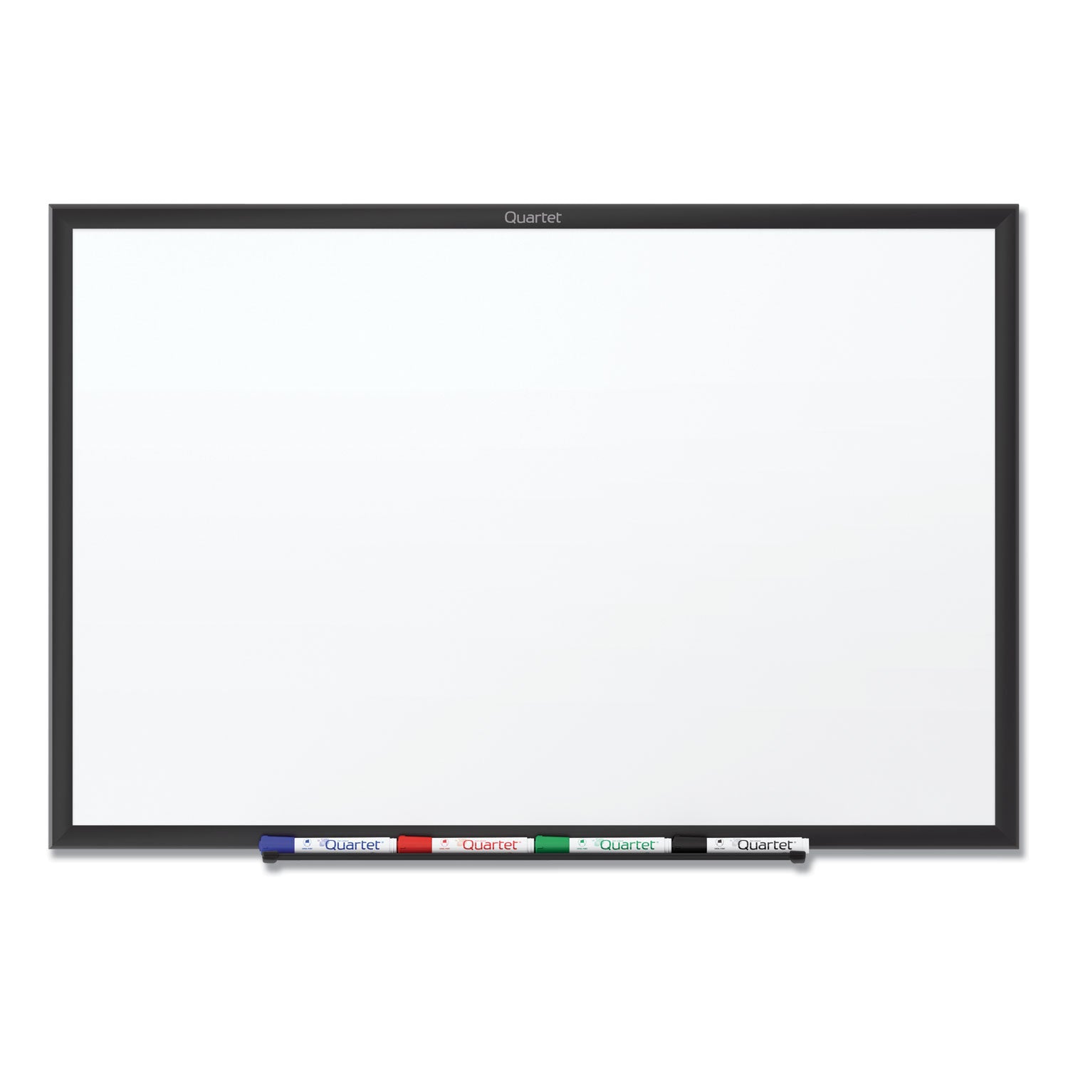Quartet® Classic Series Total Erase Dry Erase Boards, 36" x 24", White Surface, Black Aluminum Frame