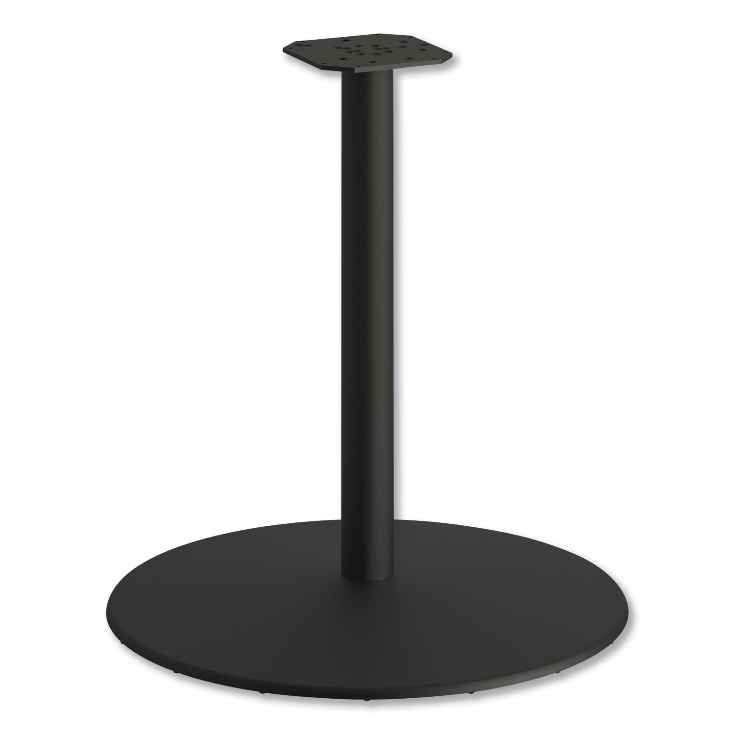 Round Disc Base for 30" Table Tops | Black Mica