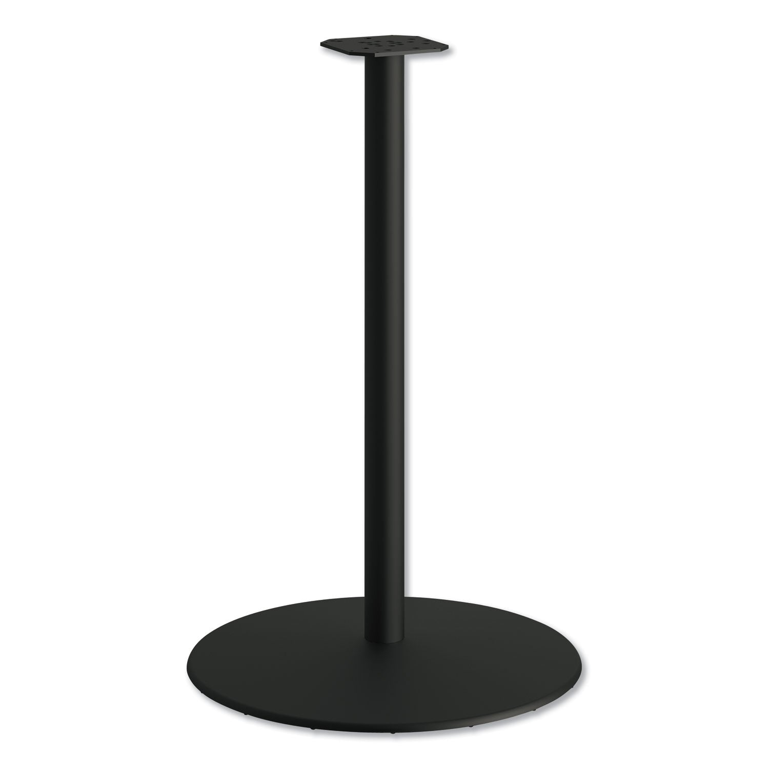 Round Disc Base for 42" Table Tops | Black Mica