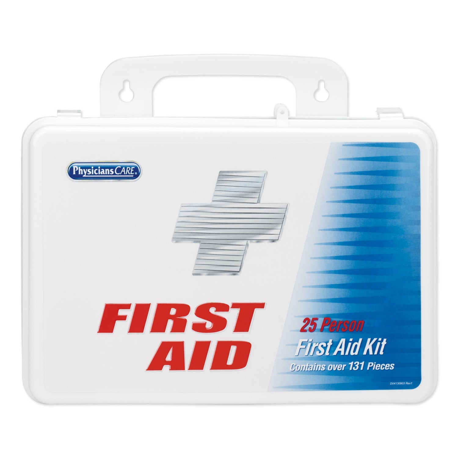 PhysiciansCare® by First Aid Only® Office First Aid Kit, For Up To 25 People, 131 Pieces, Plastic Case - Bloom Skins