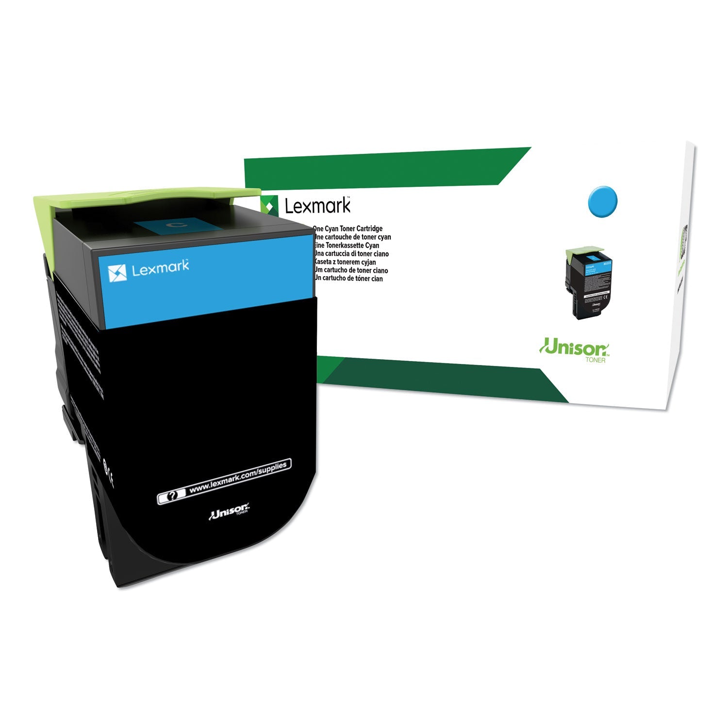 Lexmark 80C1HC0 High-Yield Toner | Cyan