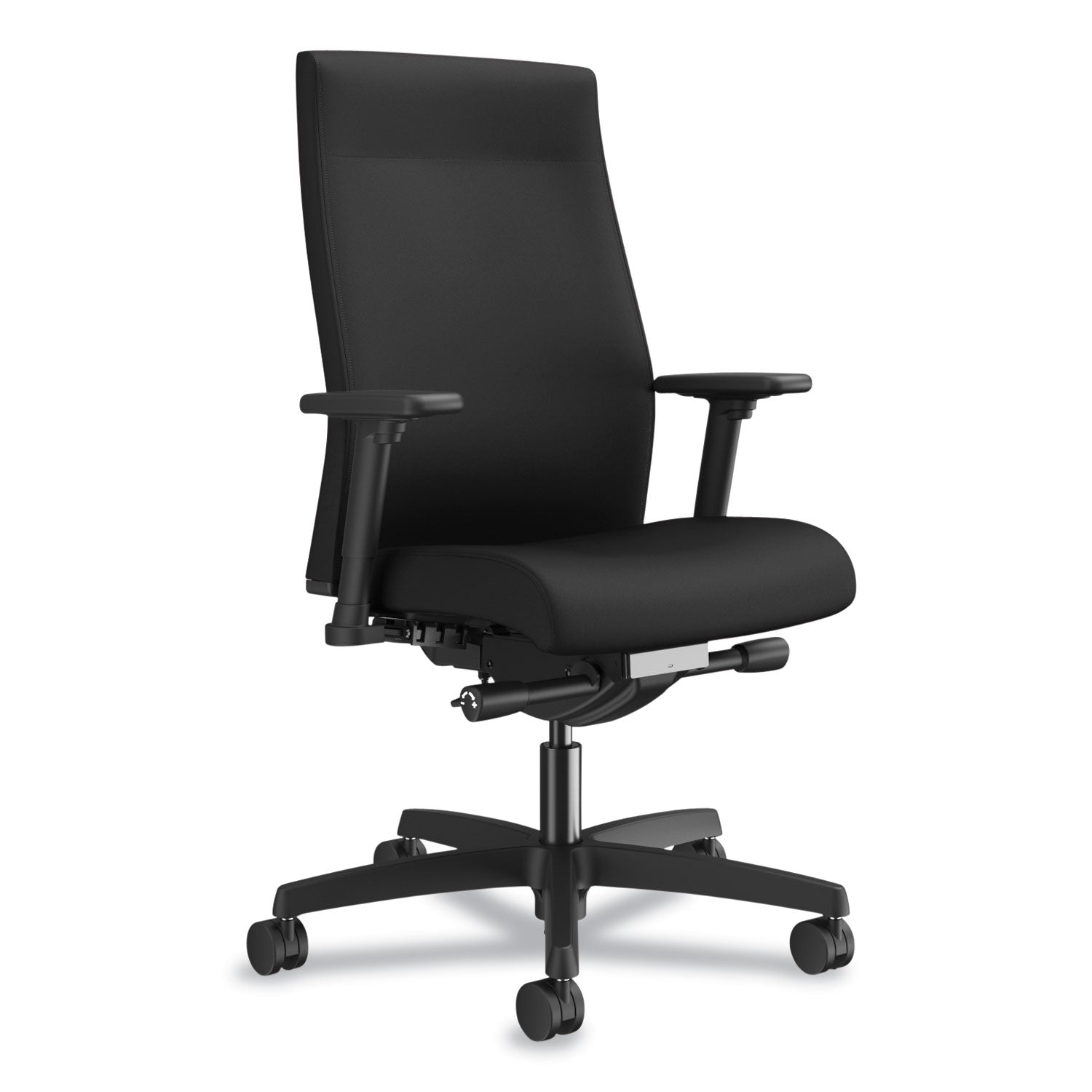 Upholstered Mid-Back Task Chair | Black