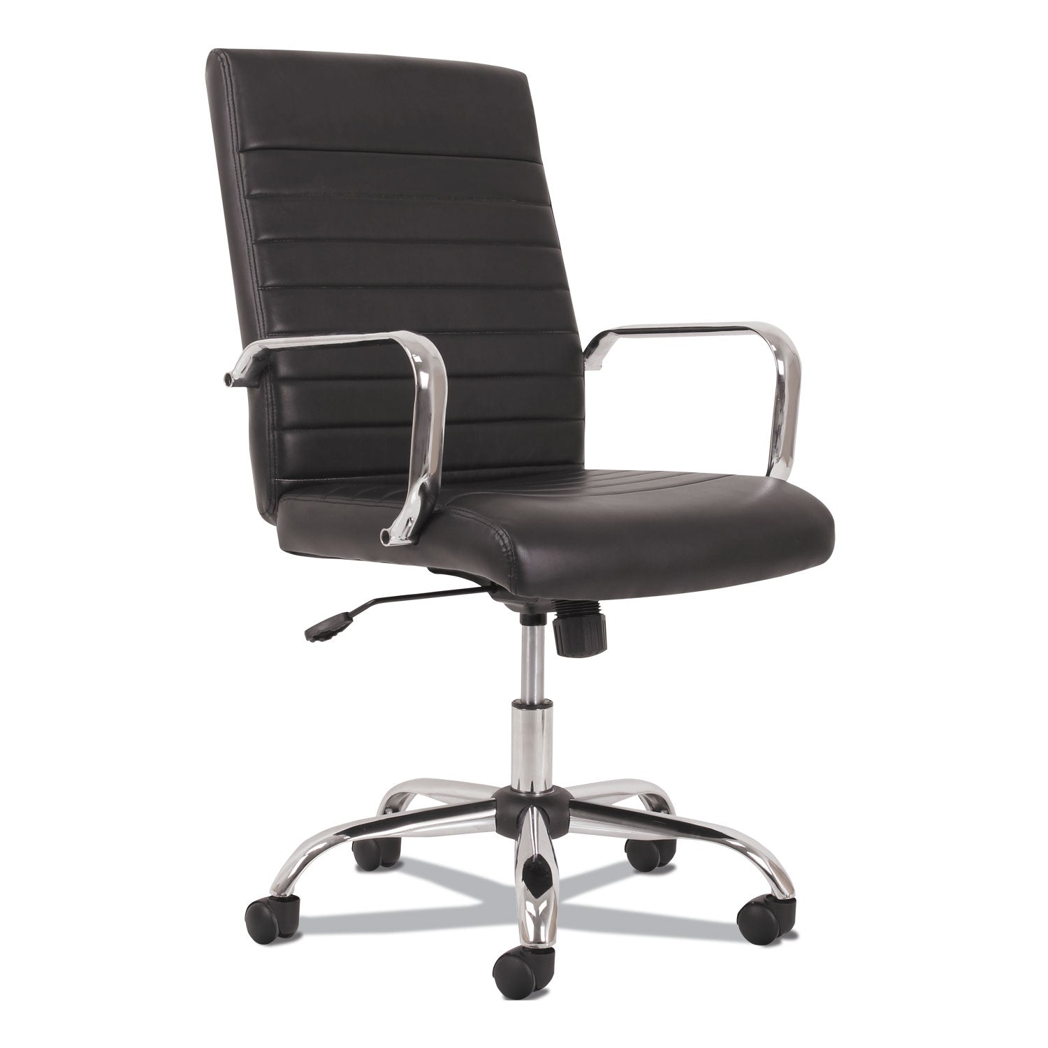 5-Eleven Mid-Back Executive Chair | Black/Chrome