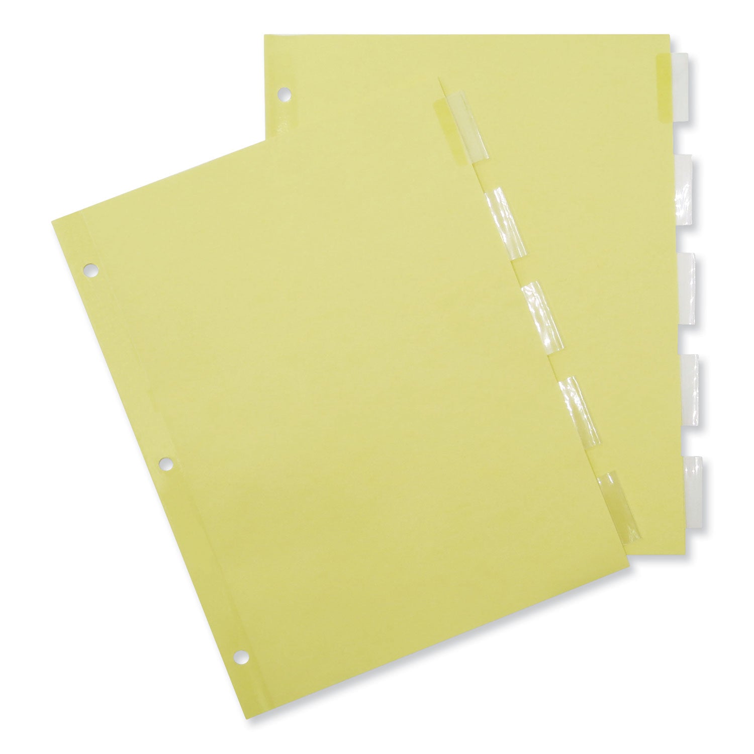 Insertable Tab Index | 5-Tab, Clear Tabs, 24/Sets