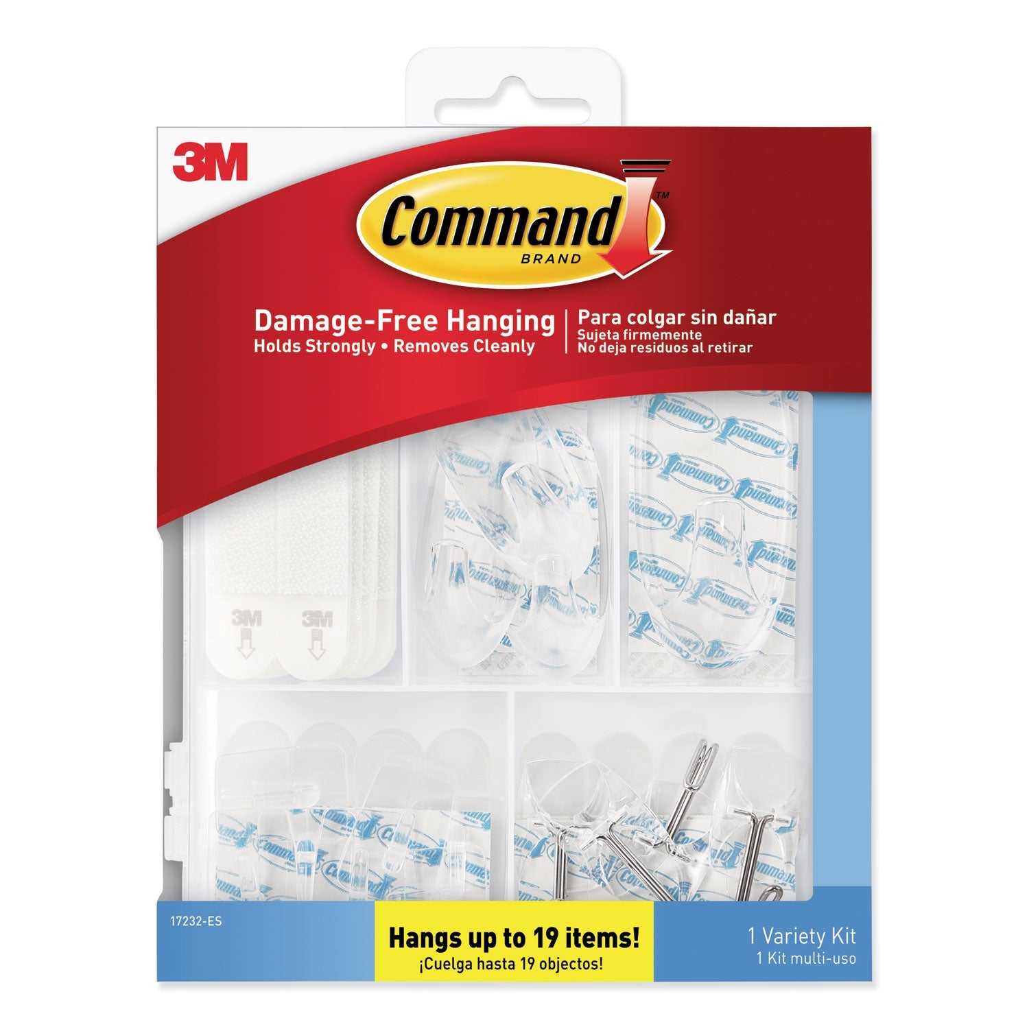 Command Clear Hooks and Strips | Assorted Pack