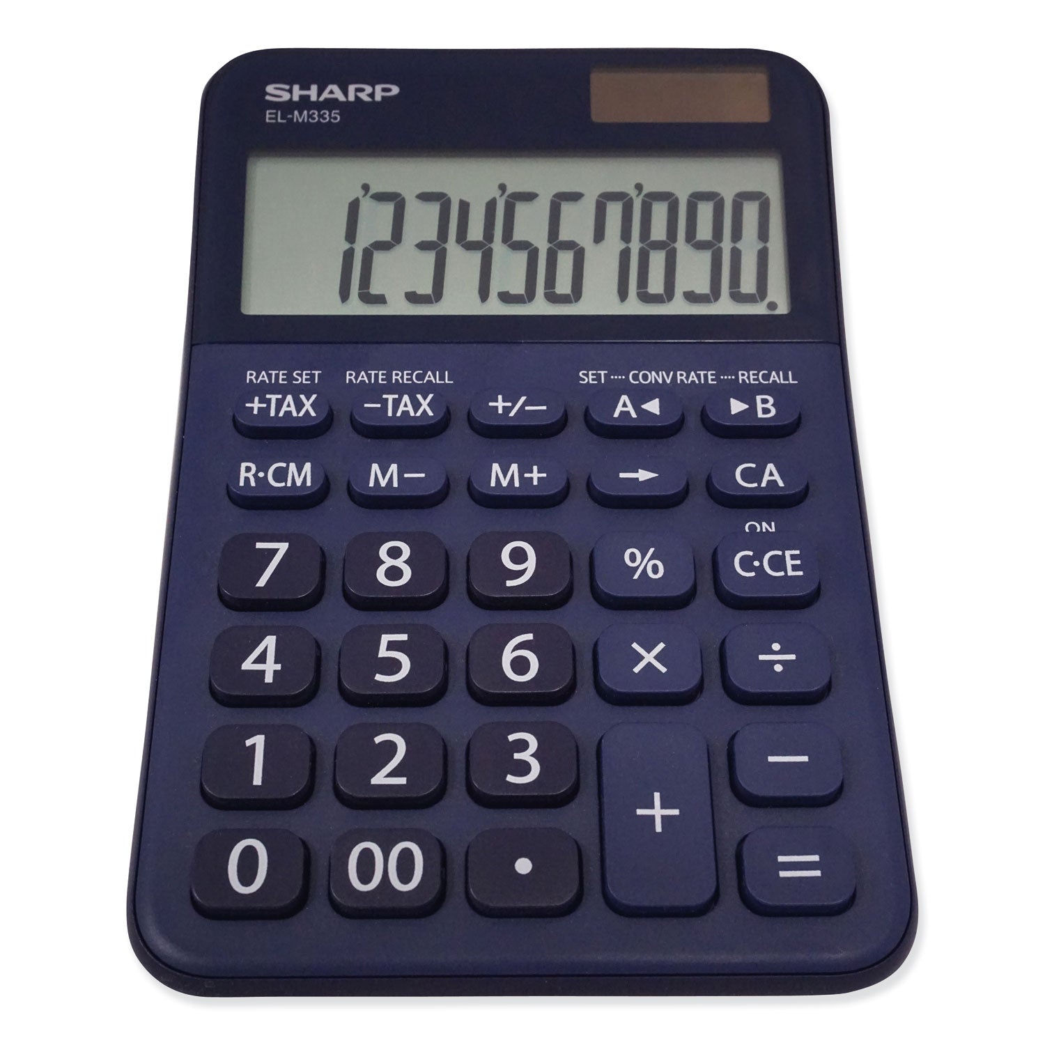 Sharp® Elm335bbl Desktop Calculator, 10-Digit Lcd, Blue