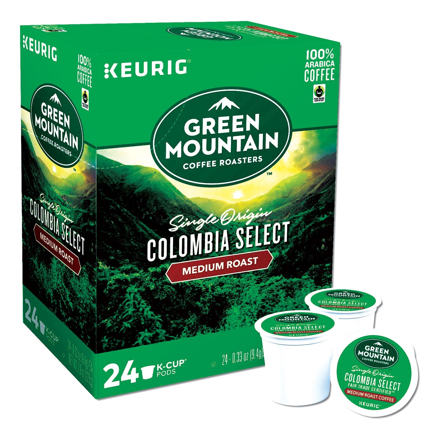 Green Mountain Coffee® Colombian Fair Trade Select Coffee K-Cups, 24/box