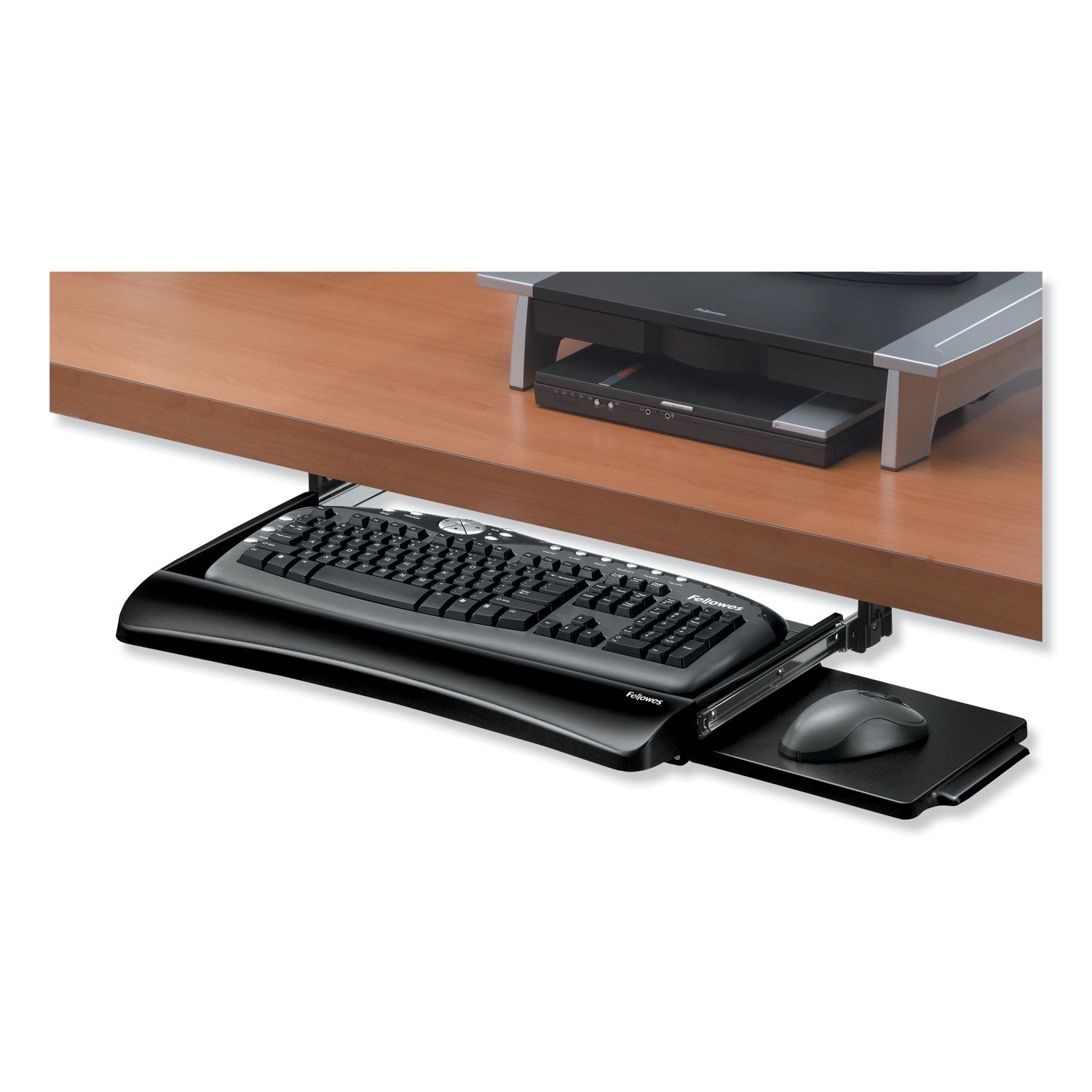 Fellowes® Office Suites Underdesk Keyboard Drawer, 20.13w X 7.75d, Black