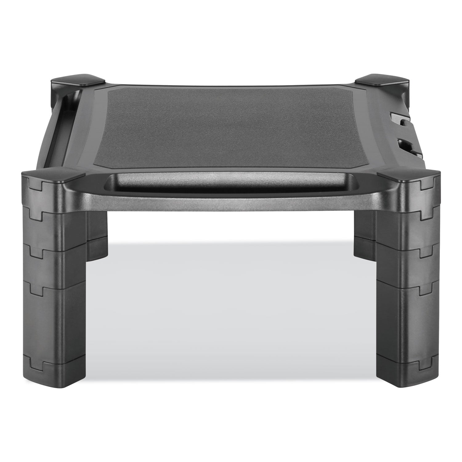 Innovera® Large Monitor Stand With Cable Management, 12.99" X 17.1" X 6.6", Black, Supports 22 Lbs