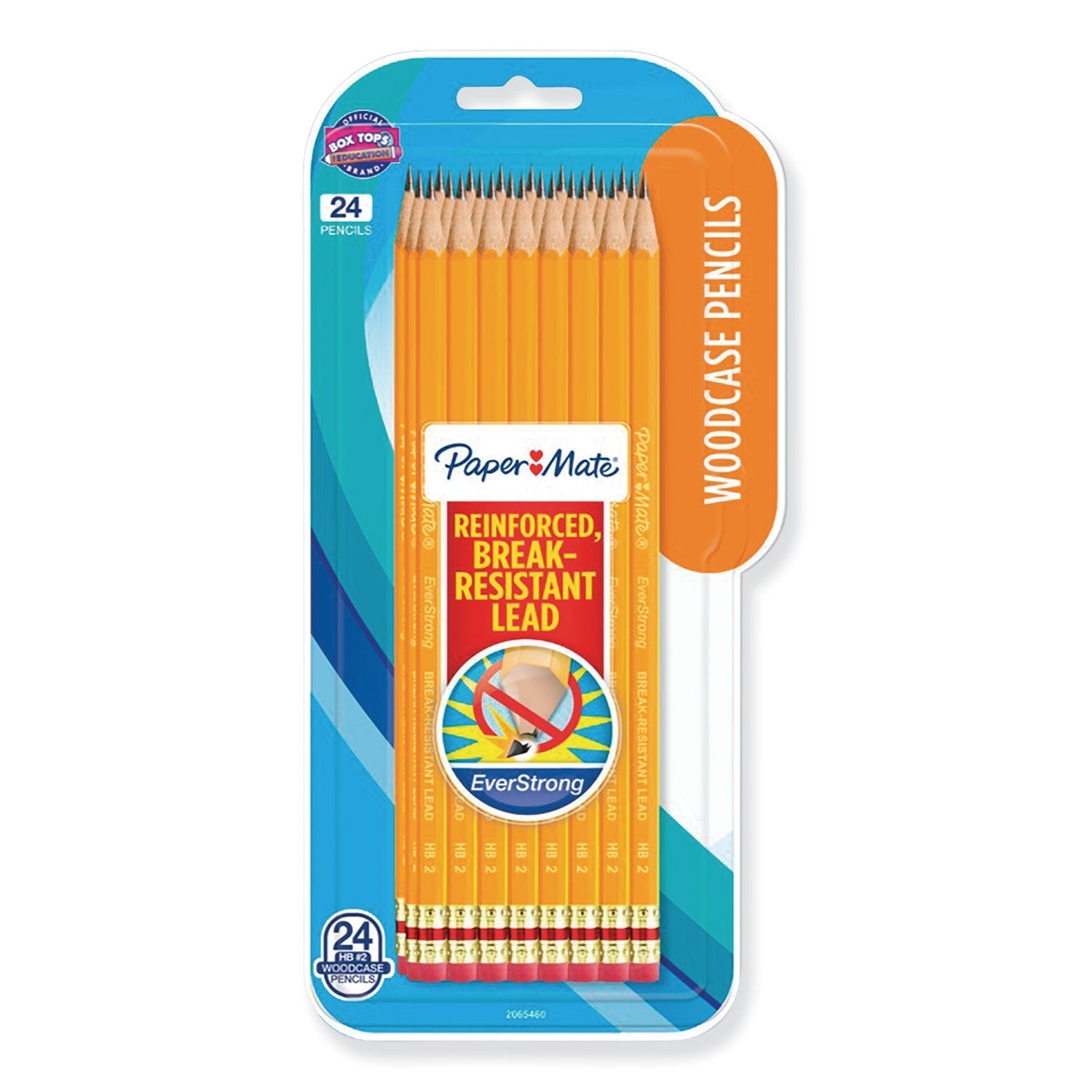 Paper Mate® Everstrong #2 Pencils, Hb (#2), Black Lead, Gold Barrel, Dozen