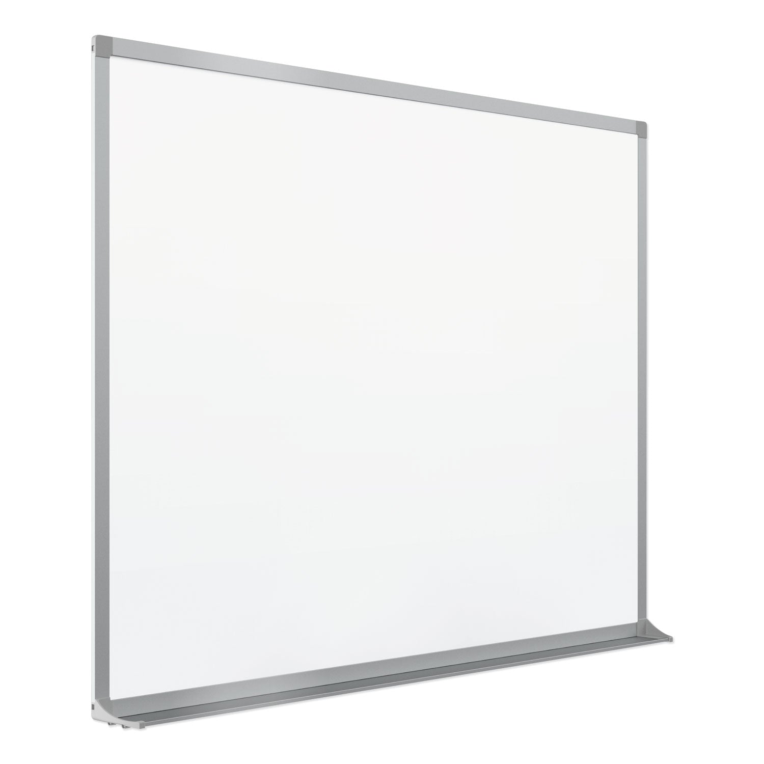 Quartet® Porcelain Magnetic Whiteboard, 96" x 48", White Surface, Satin Aluminum Frame