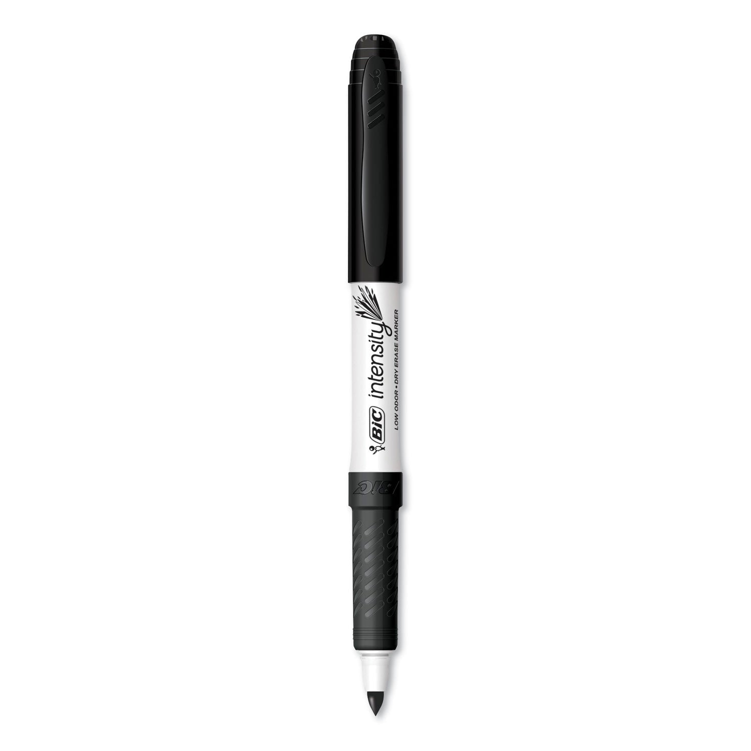 BIC® Intensity Low Odor Fine Point Dry Erase Marker Xtra Value Pack, Fine Bullet Tip, Black, 175/carton