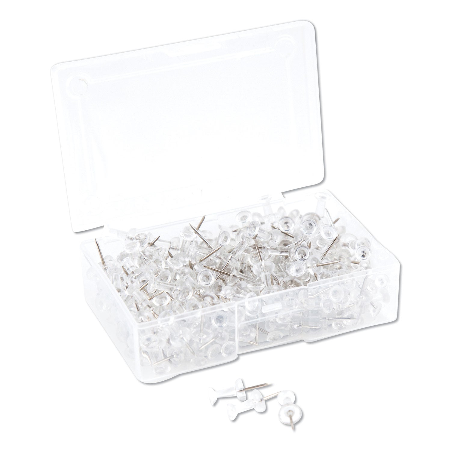 Standard Push Pins | Clear 200-Pack