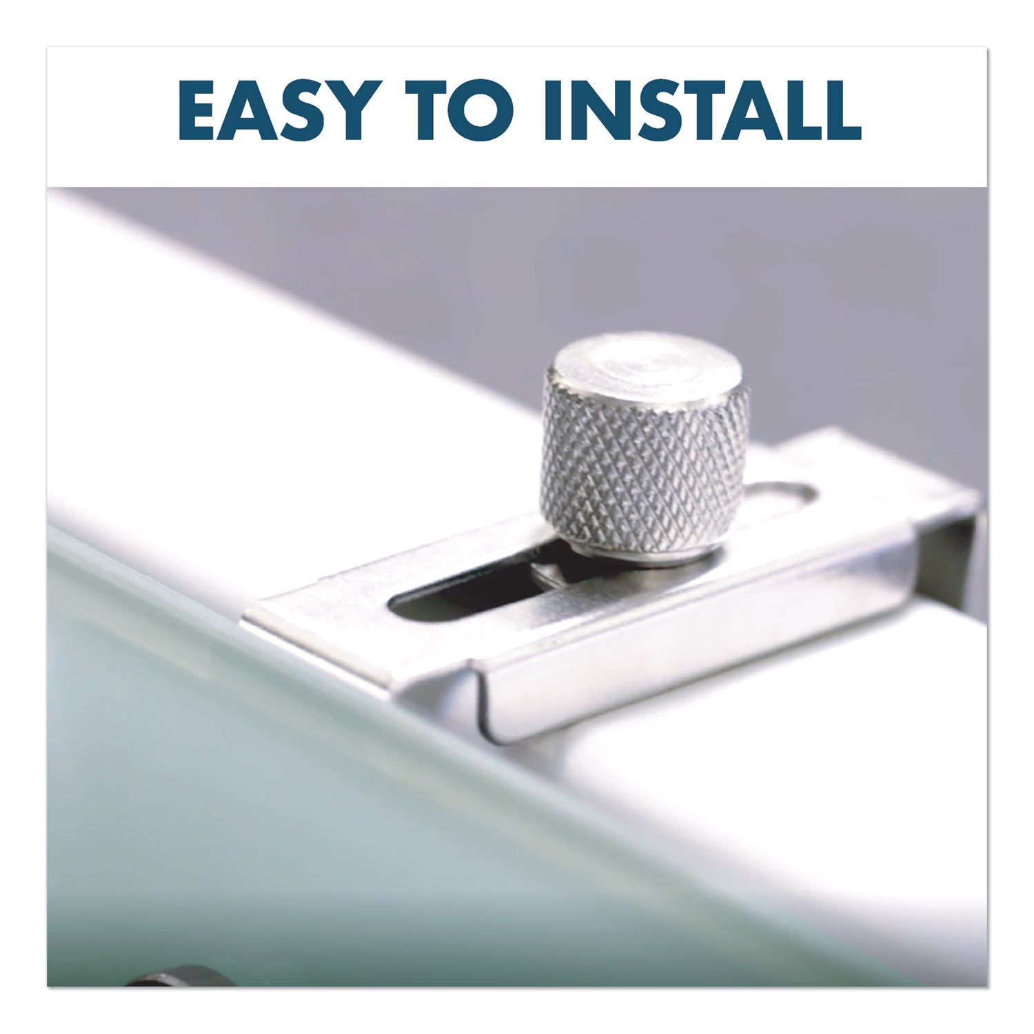 Quartet® Infinity Magnetic Glass Dry Erase Cubicle Board, 30" x 18", White Surface