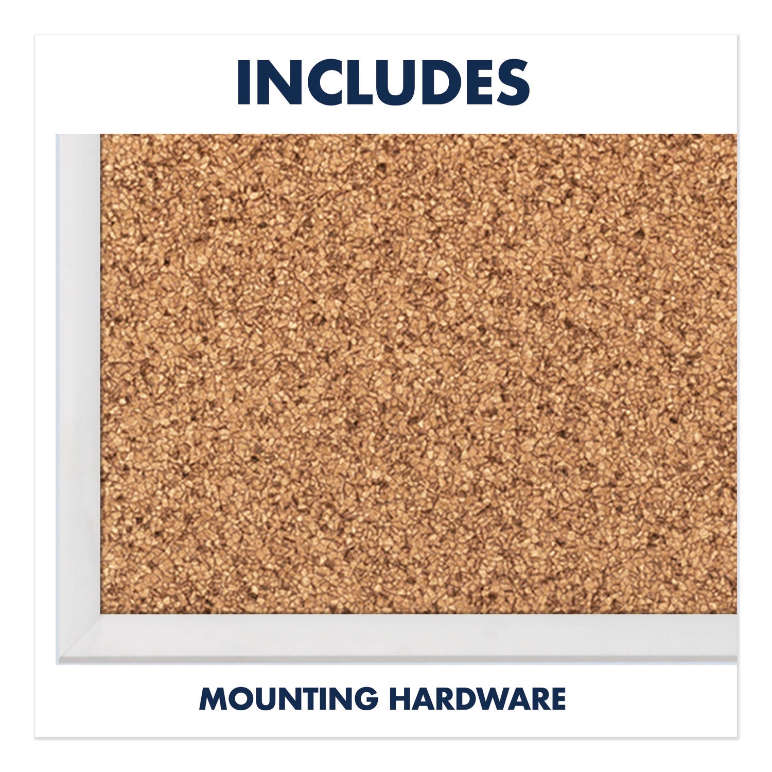 Quartet® Classic Series Cork Bulletin Board, 96" x 48", Tan Surface, Anodized Aluminum Frame